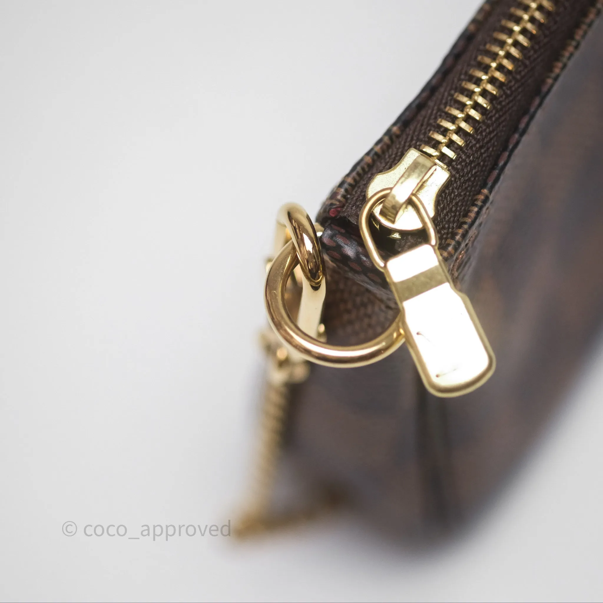 Louis Vuitton Damier Ebene Mini Pochette Accessories