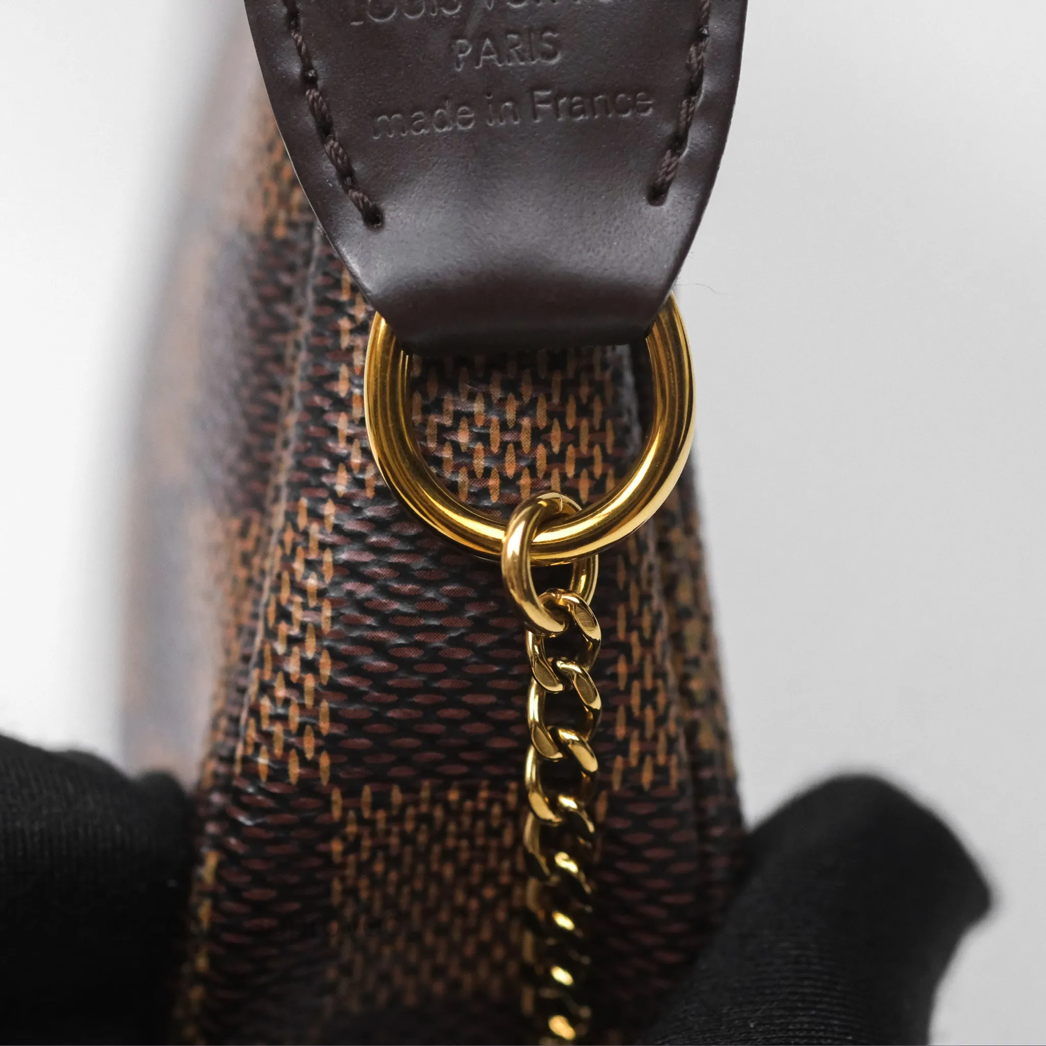 Louis Vuitton Damier Ebene Mini Pochette Accessories