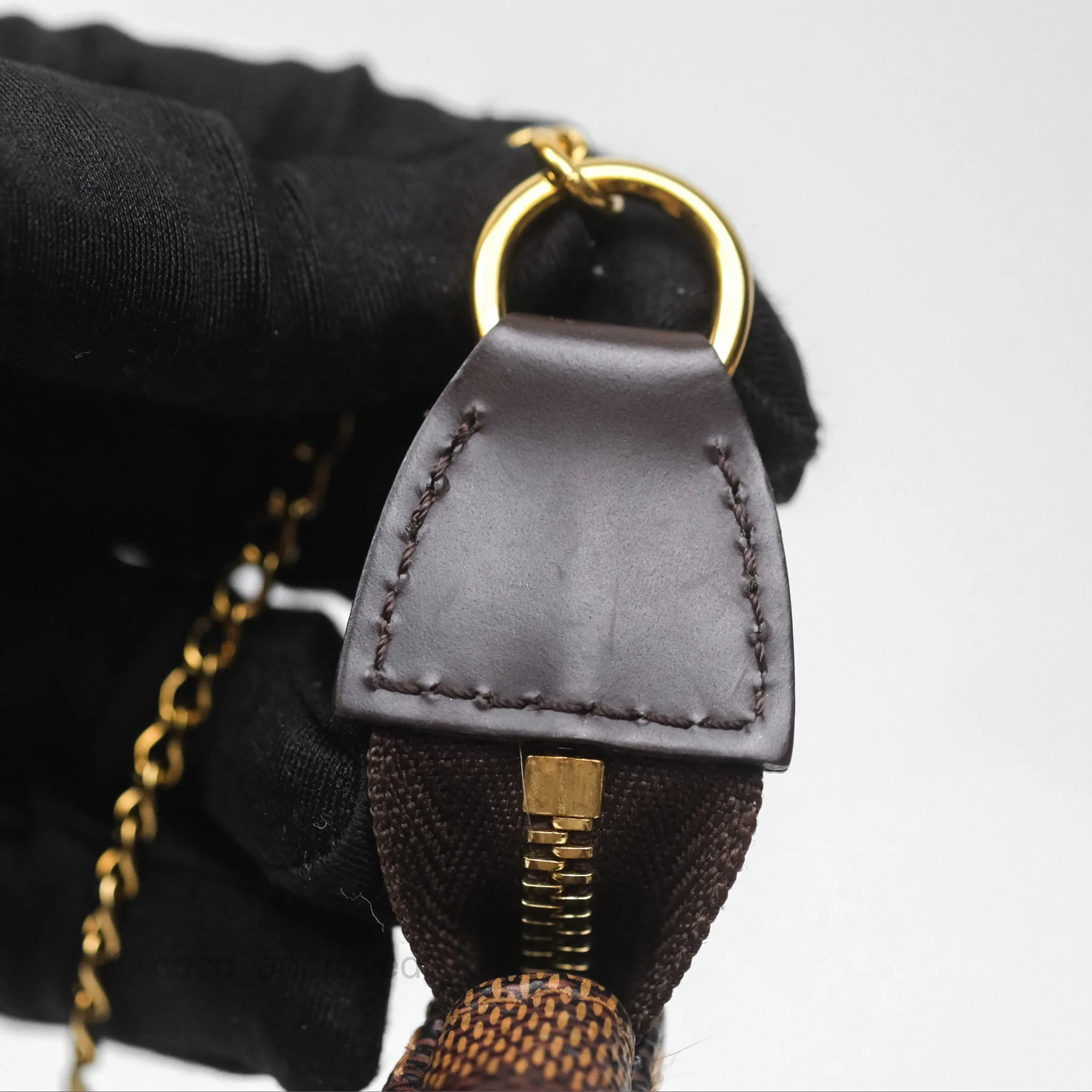 Louis Vuitton Damier Ebene Mini Pochette Accessories