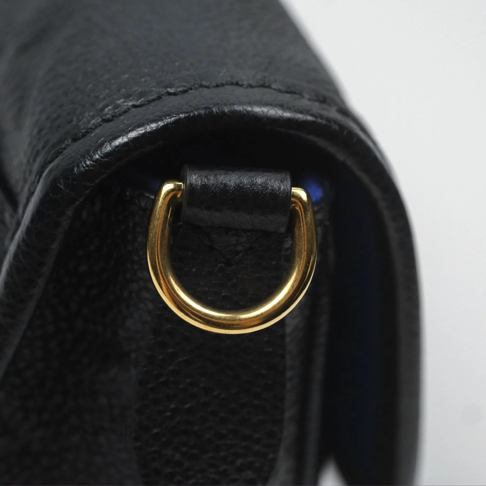 Louis Vuitton Diane Black Monogram Empreinte Leather