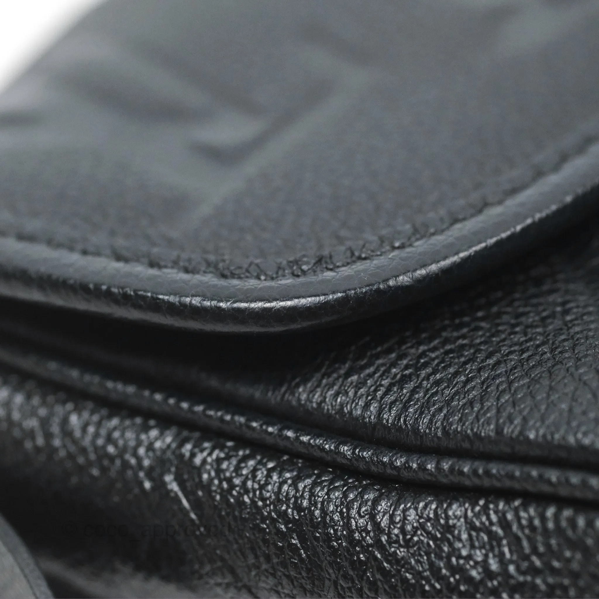 Louis Vuitton Diane Black Monogram Empreinte Leather