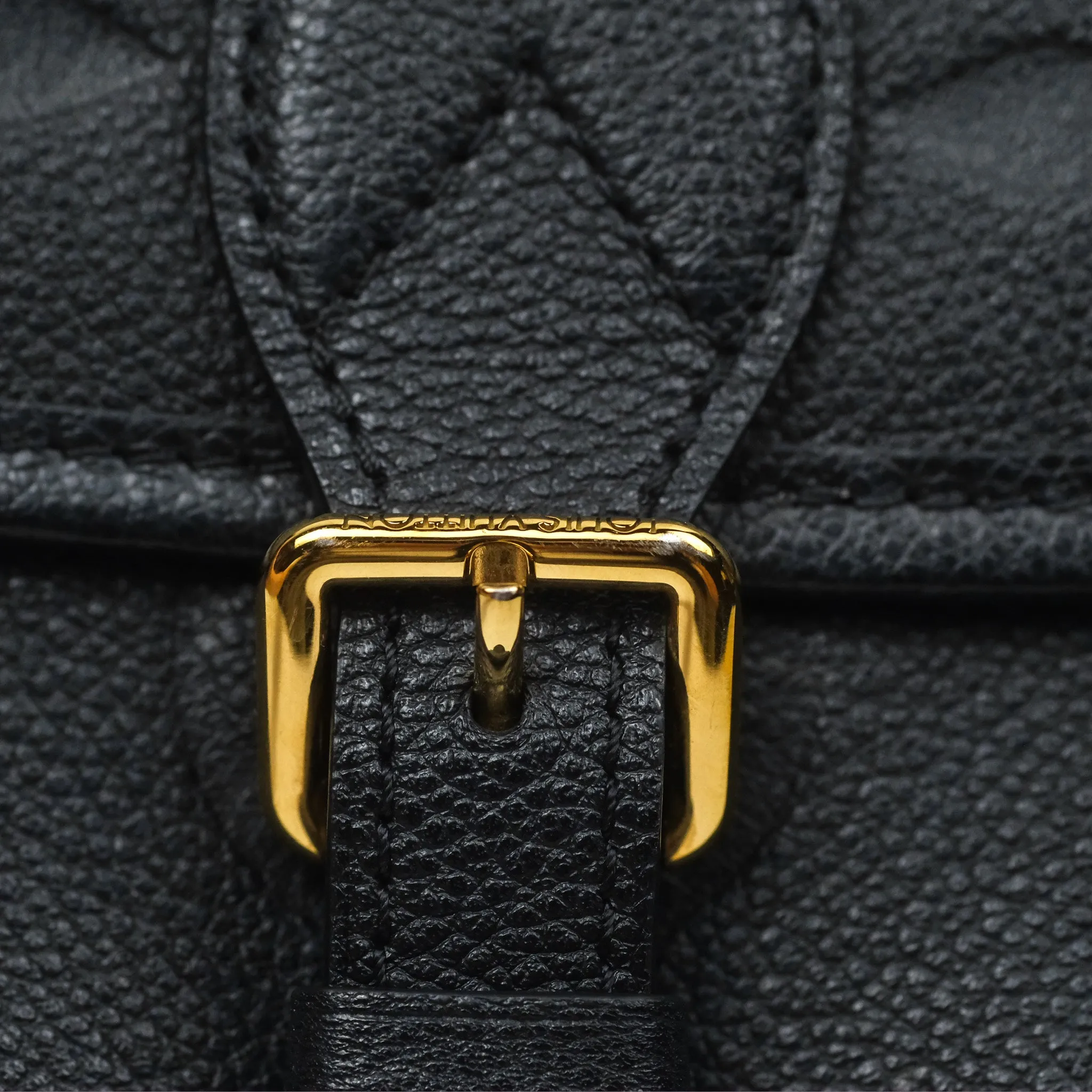 Louis Vuitton Diane Black Monogram Empreinte Leather