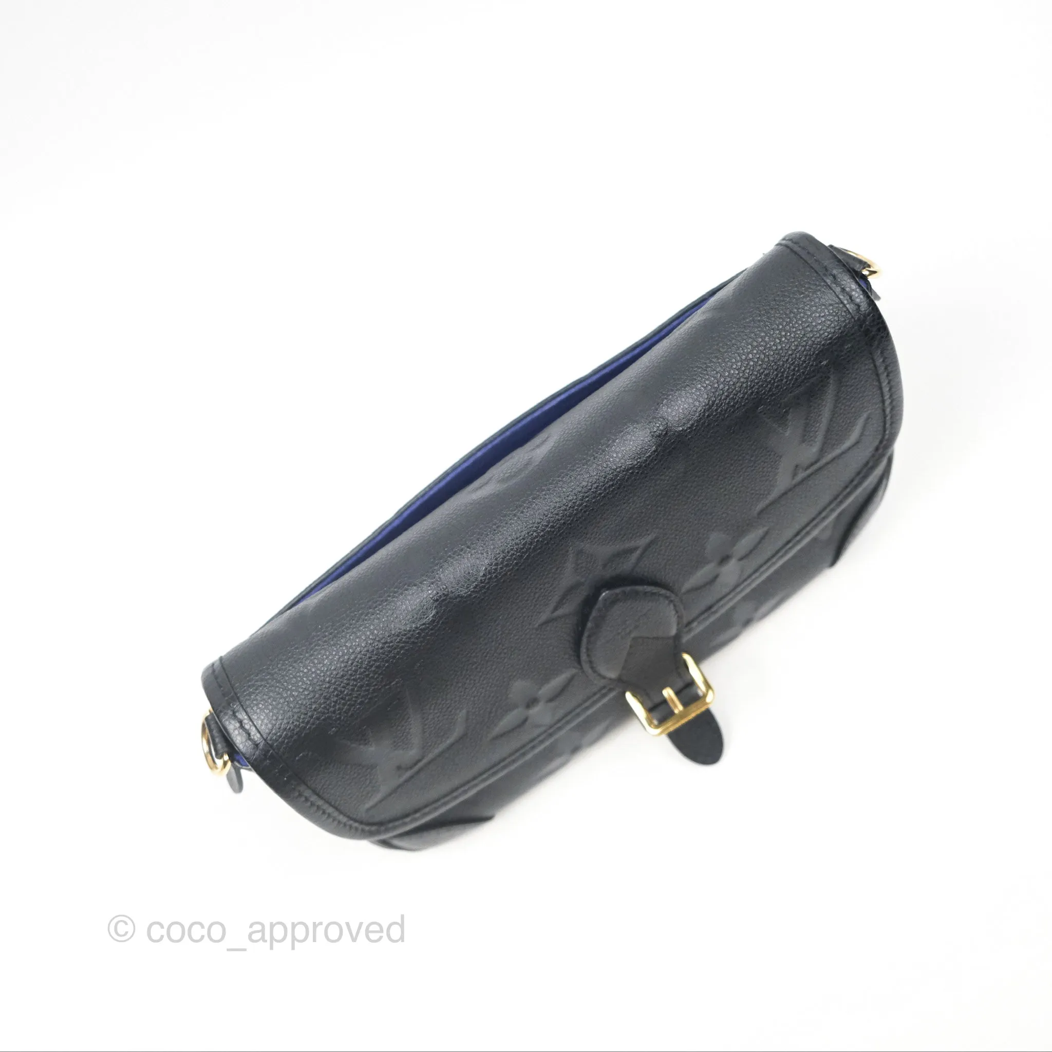 Louis Vuitton Diane Black Monogram Empreinte Leather