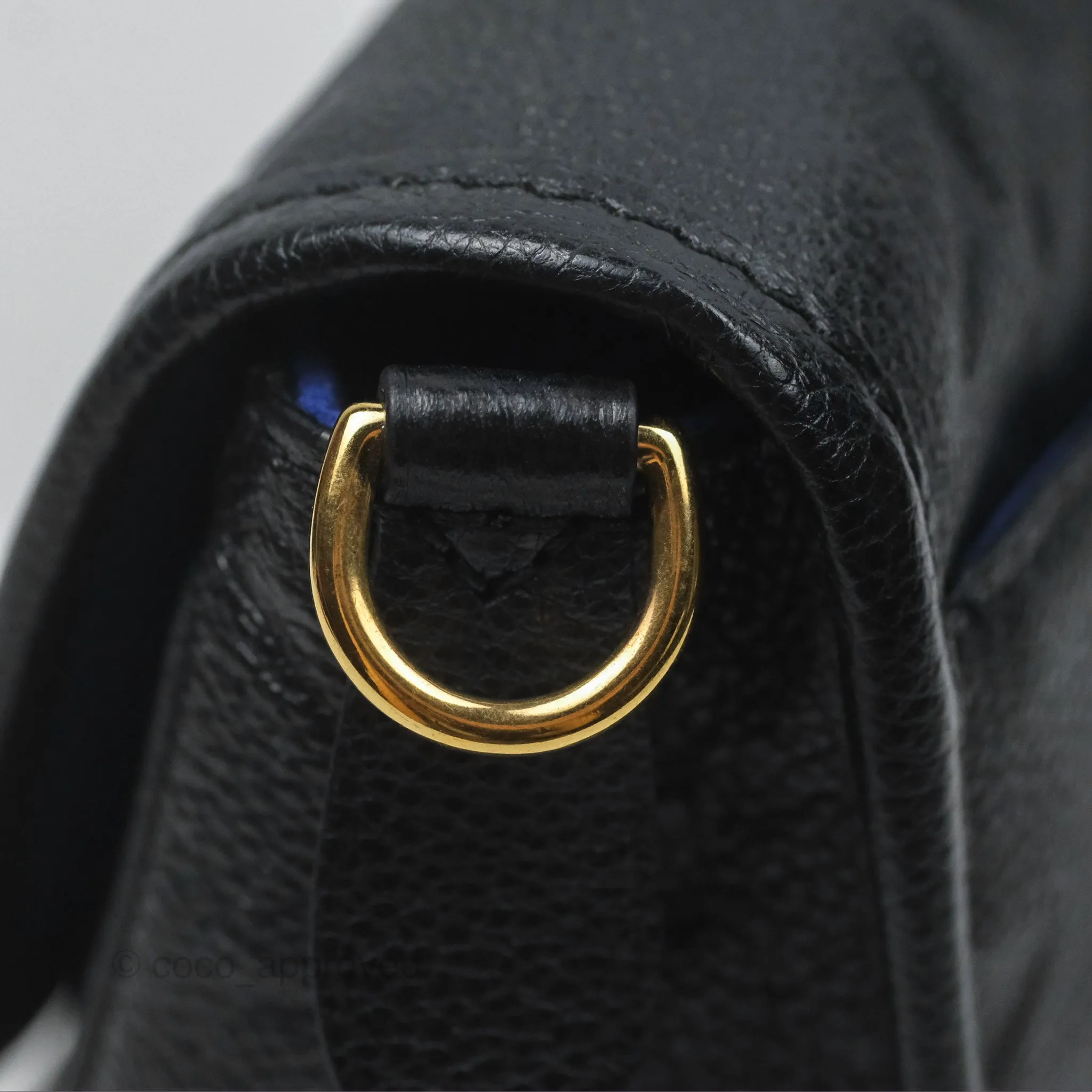Louis Vuitton Diane Black Monogram Empreinte Leather