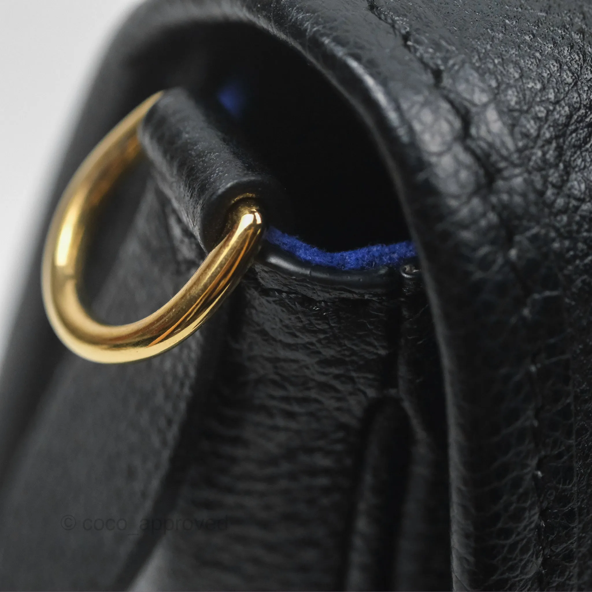 Louis Vuitton Diane Black Monogram Empreinte Leather