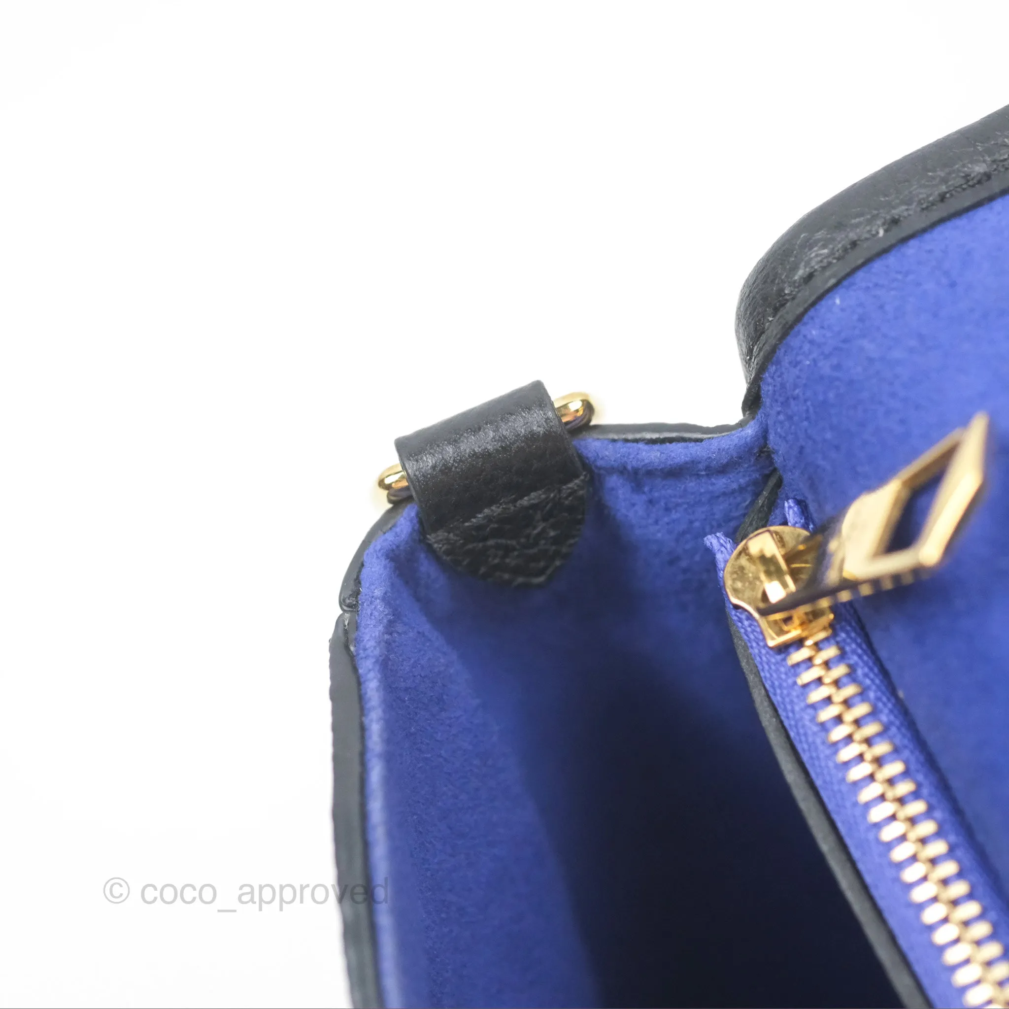 Louis Vuitton Diane Black Monogram Empreinte Leather