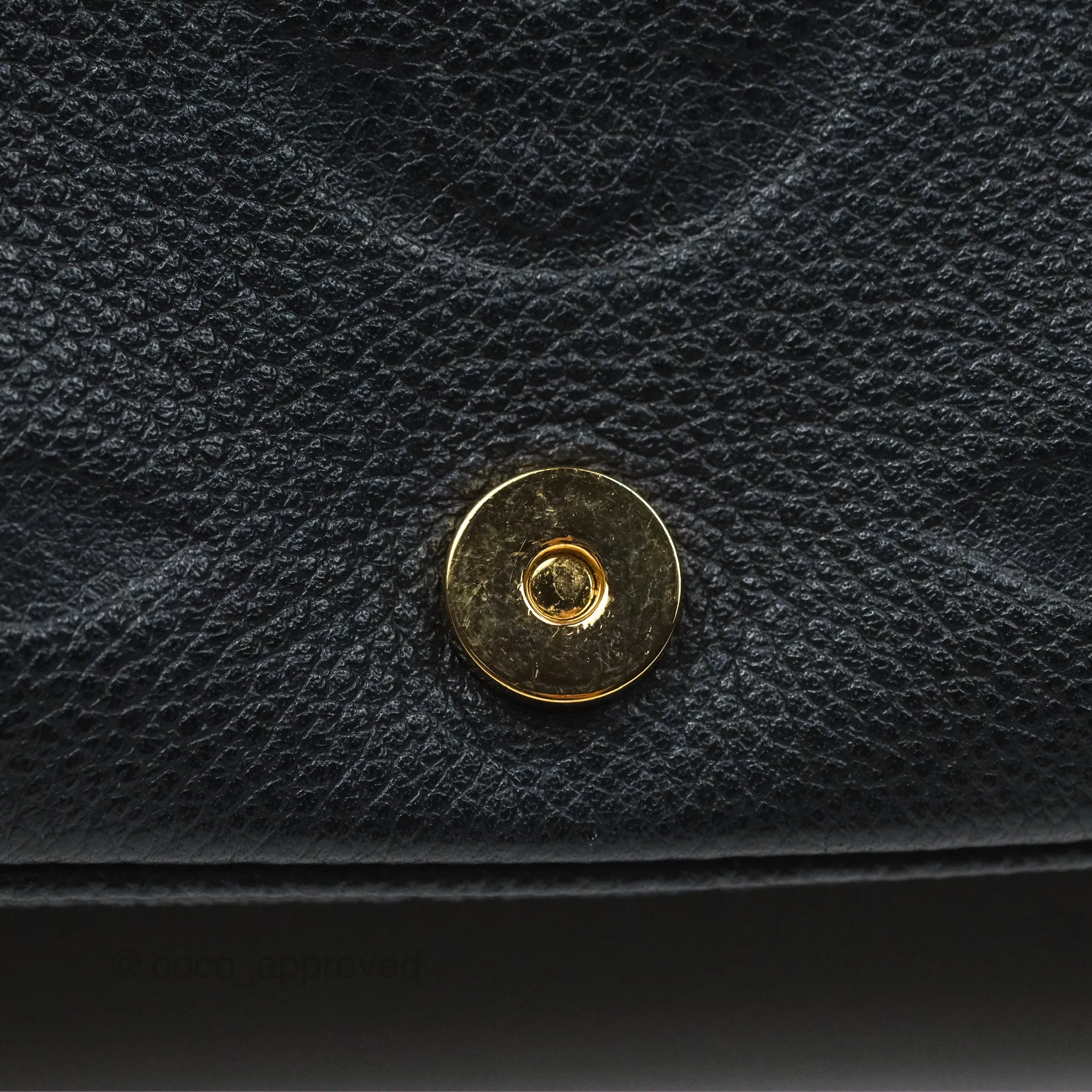 Louis Vuitton Diane Black Monogram Empreinte Leather