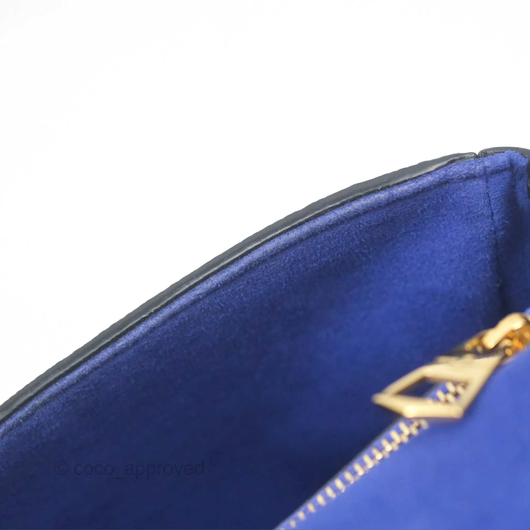 Louis Vuitton Diane Black Monogram Empreinte Leather