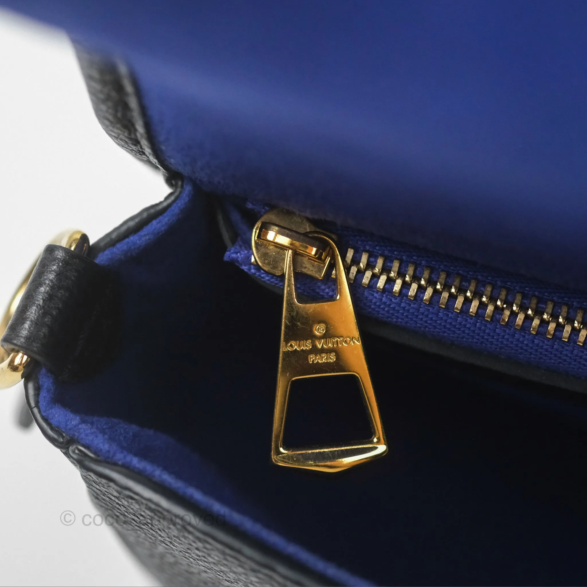 Louis Vuitton Diane Black Monogram Empreinte Leather