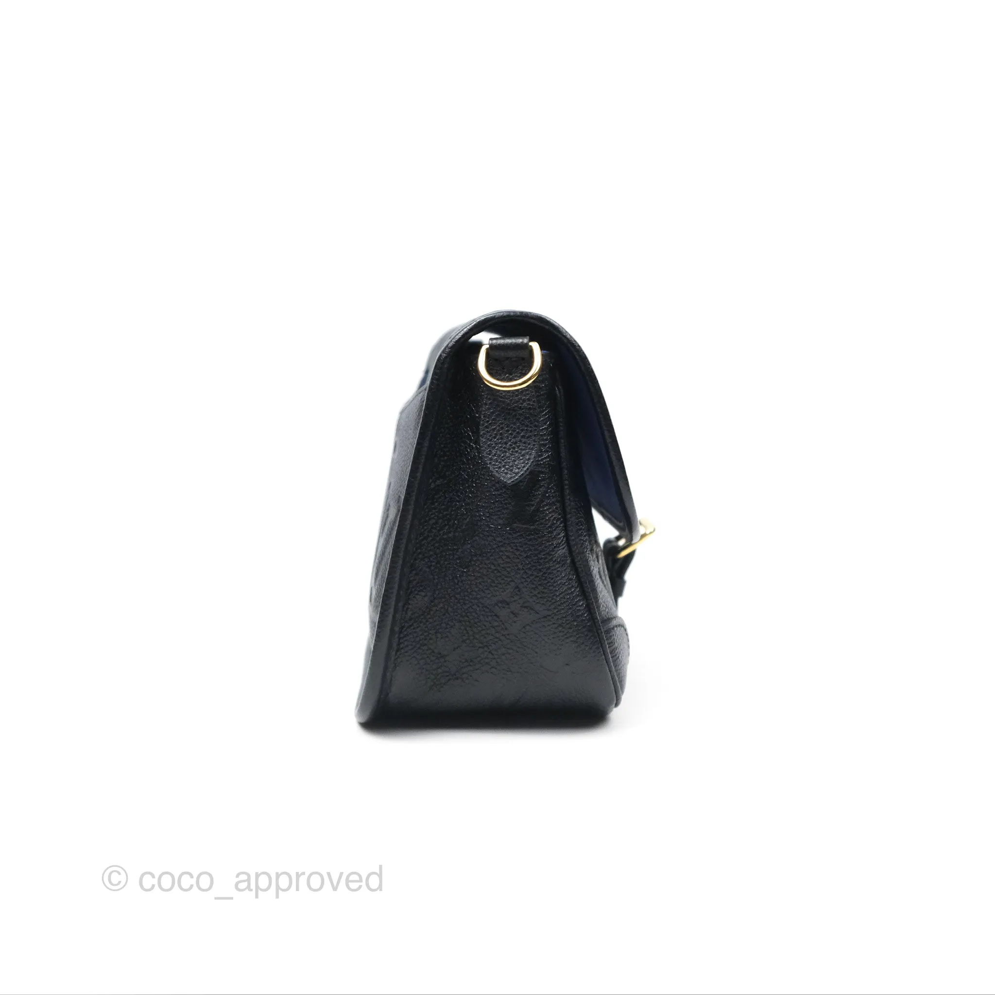 Louis Vuitton Diane Black Monogram Empreinte Leather