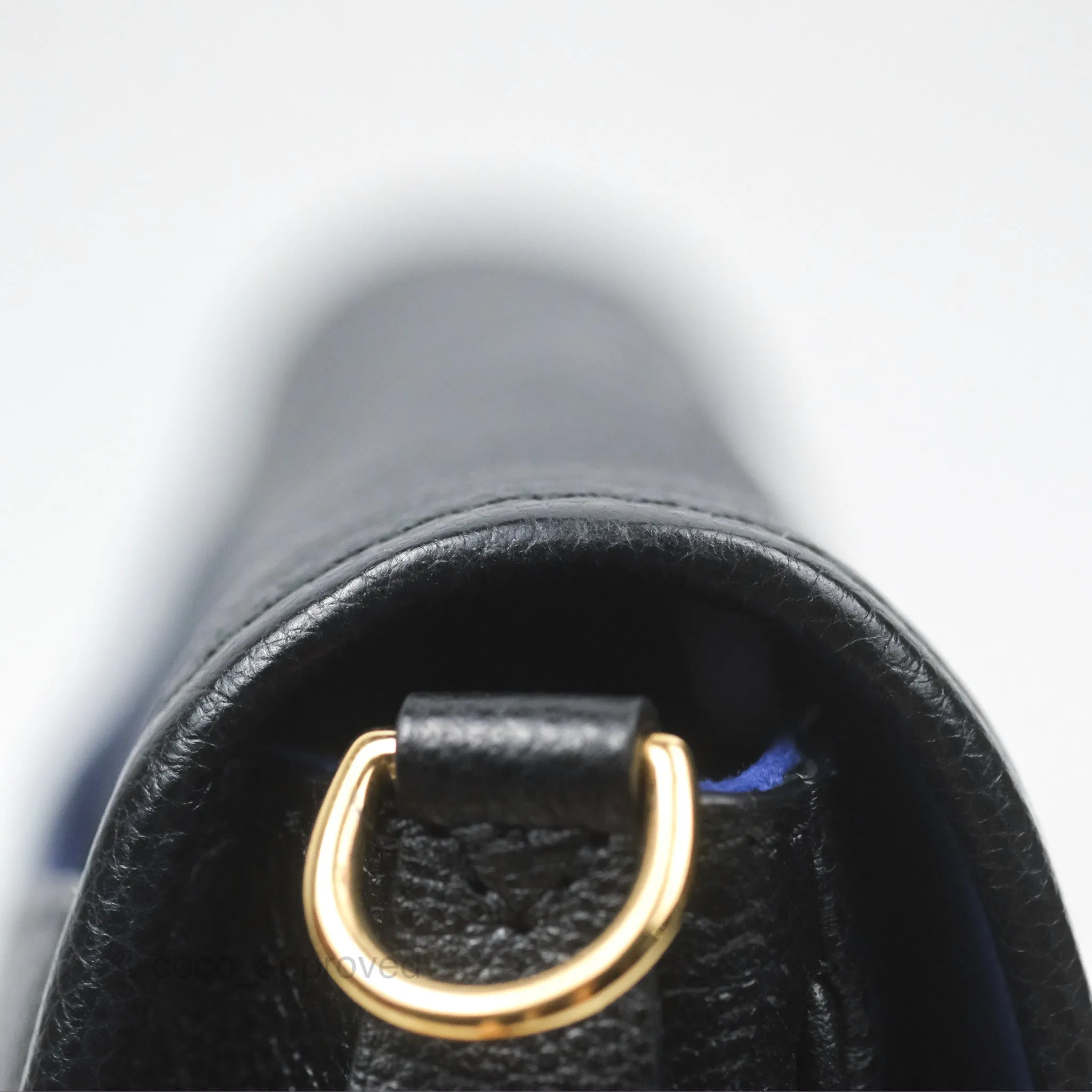 Louis Vuitton Diane Black Monogram Empreinte Leather