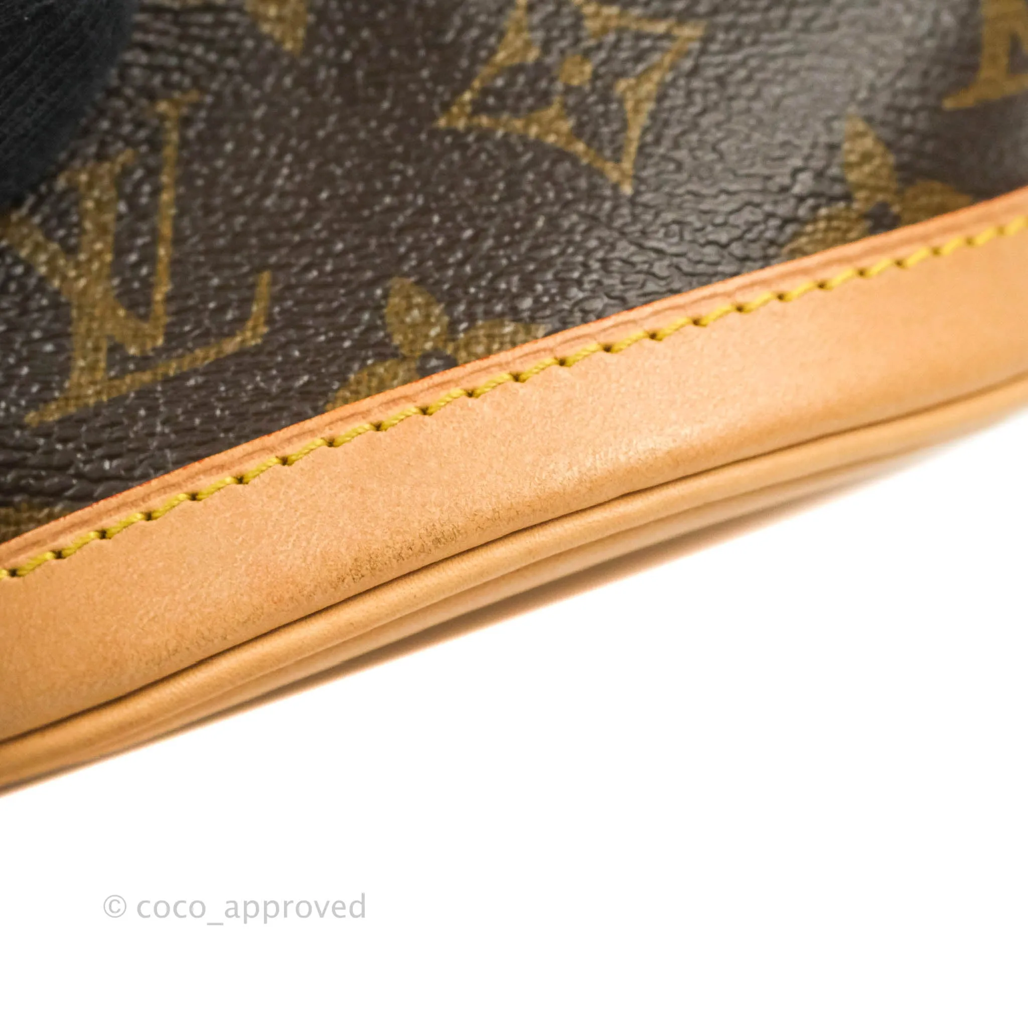 Louis Vuitton Duffle Bucket Bag Monogram Canvas