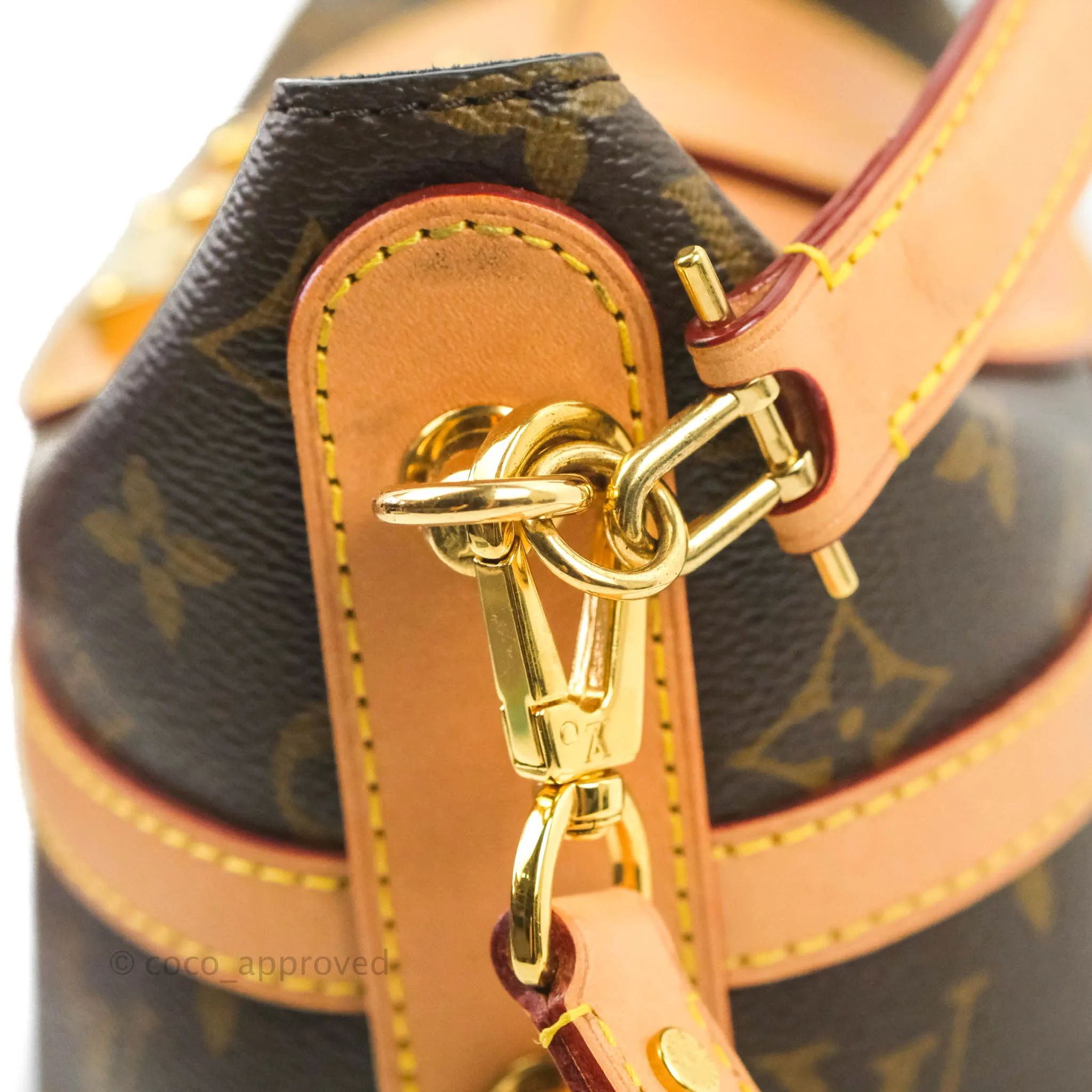 Louis Vuitton Duffle Bucket Bag Monogram Canvas