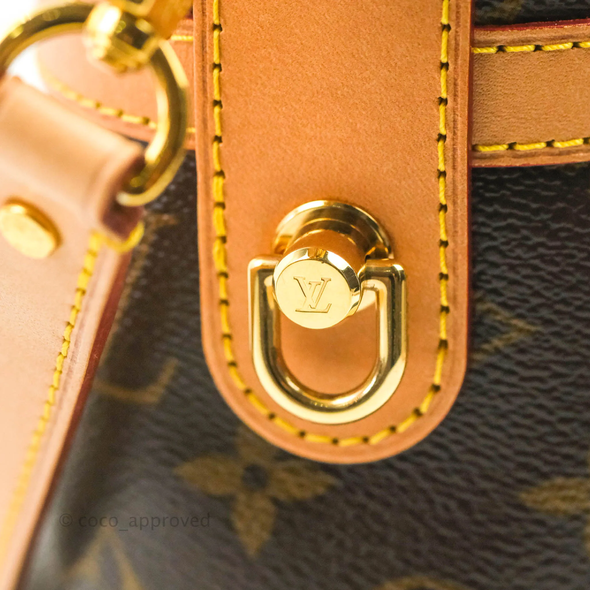 Louis Vuitton Duffle Bucket Bag Monogram Canvas