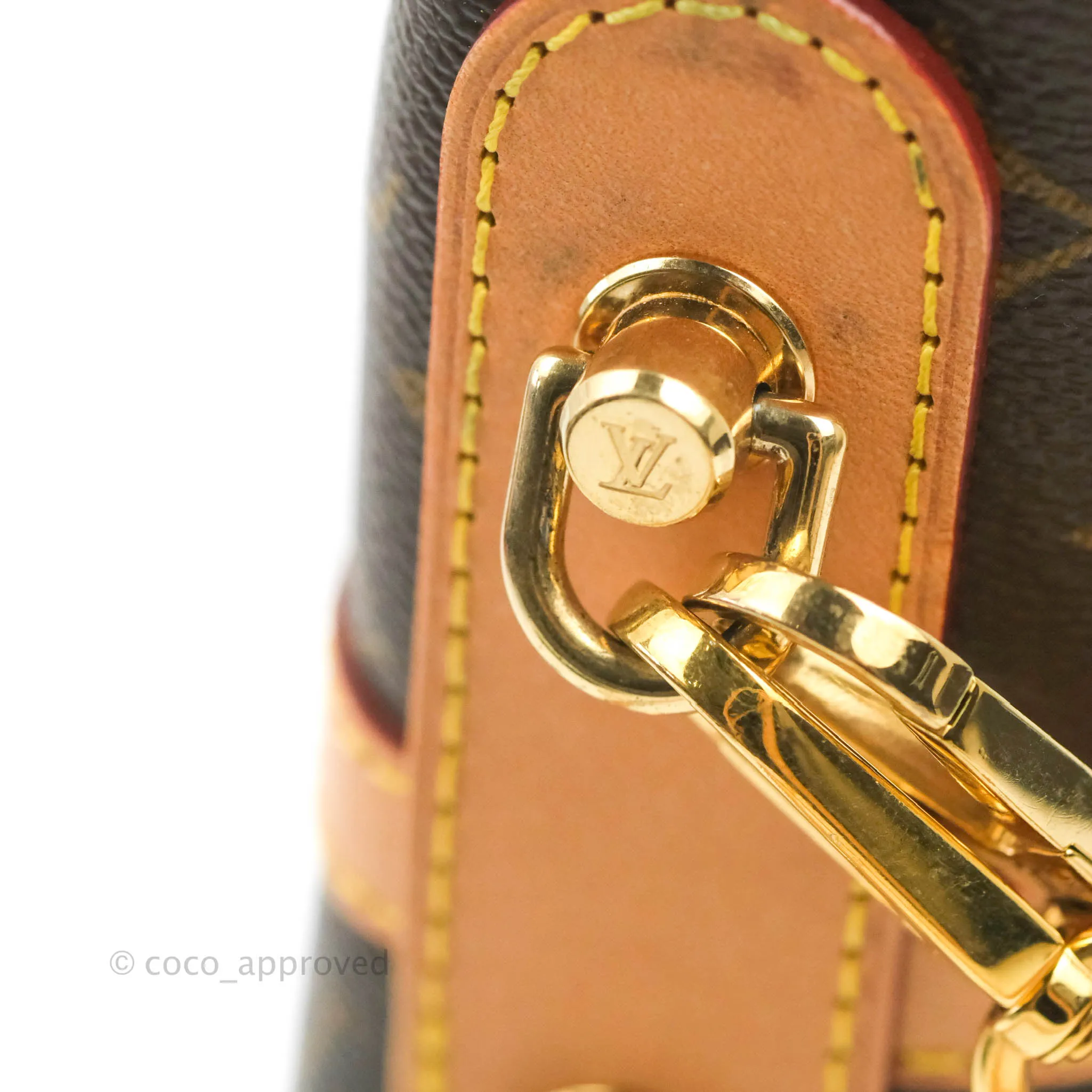 Louis Vuitton Duffle Bucket Bag Monogram Canvas