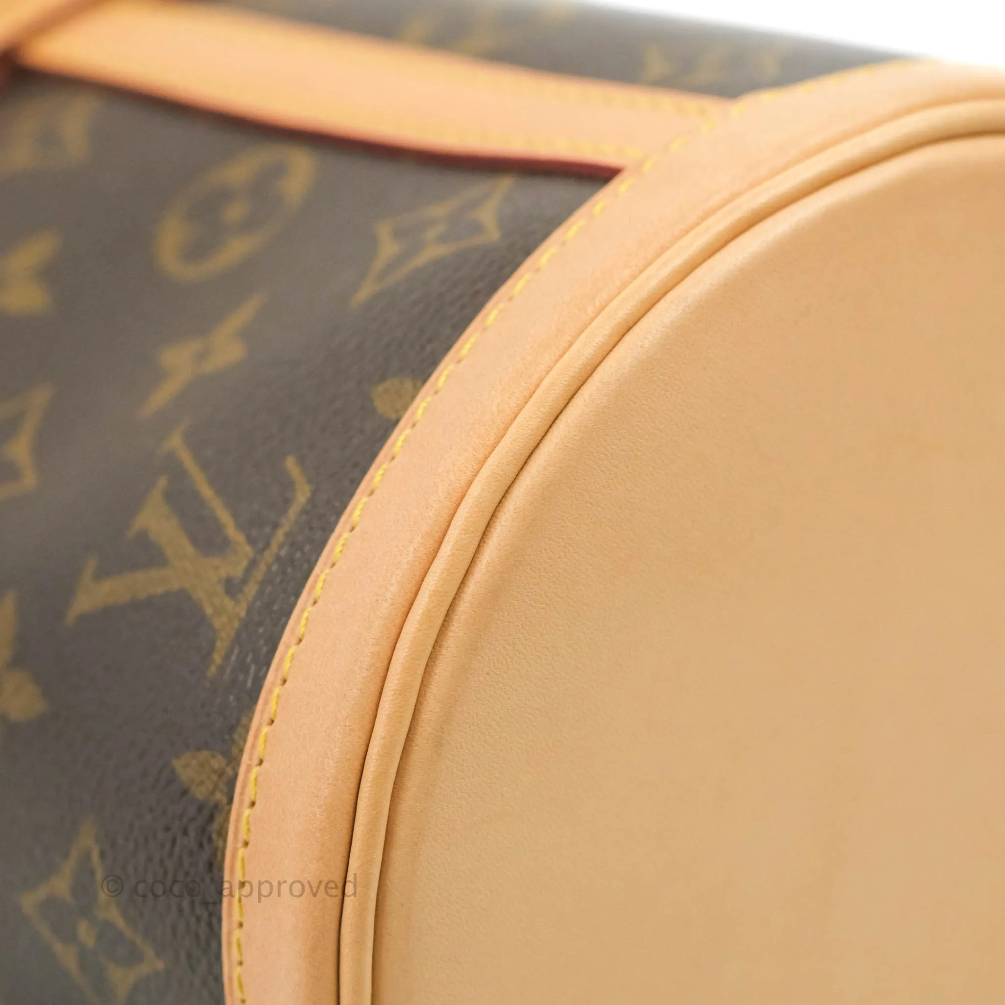 Louis Vuitton Duffle Bucket Bag Monogram Canvas