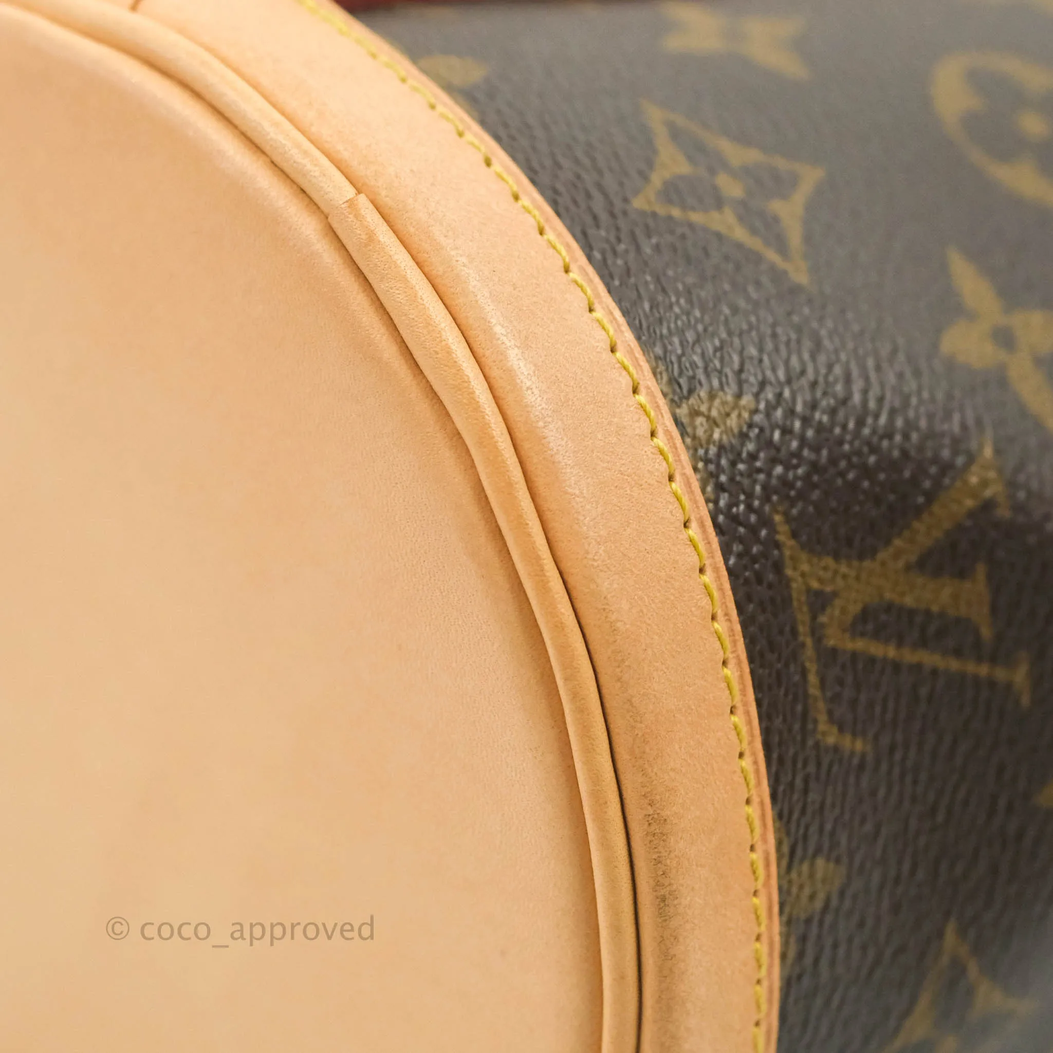 Louis Vuitton Duffle Bucket Bag Monogram Canvas