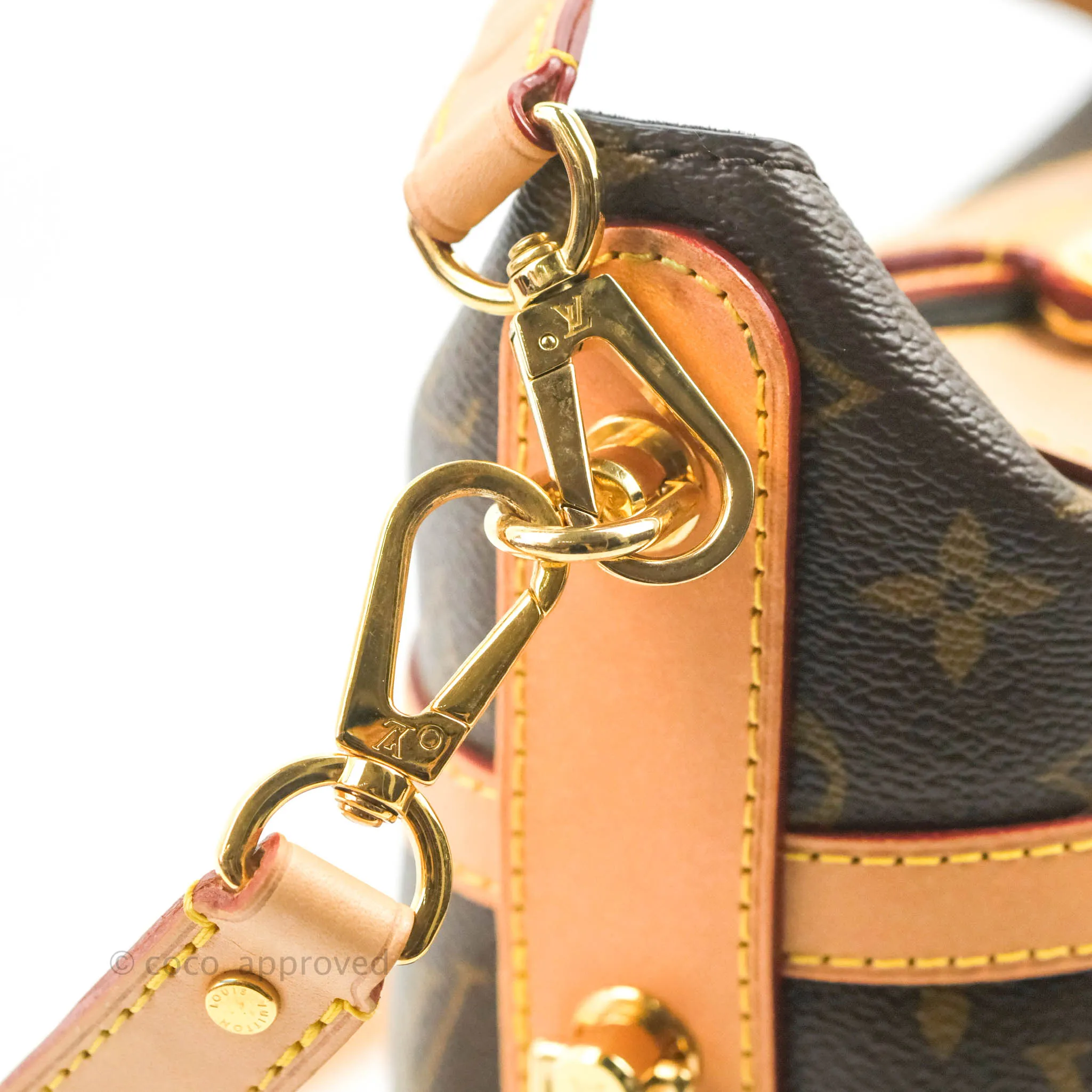 Louis Vuitton Duffle Bucket Bag Monogram Canvas