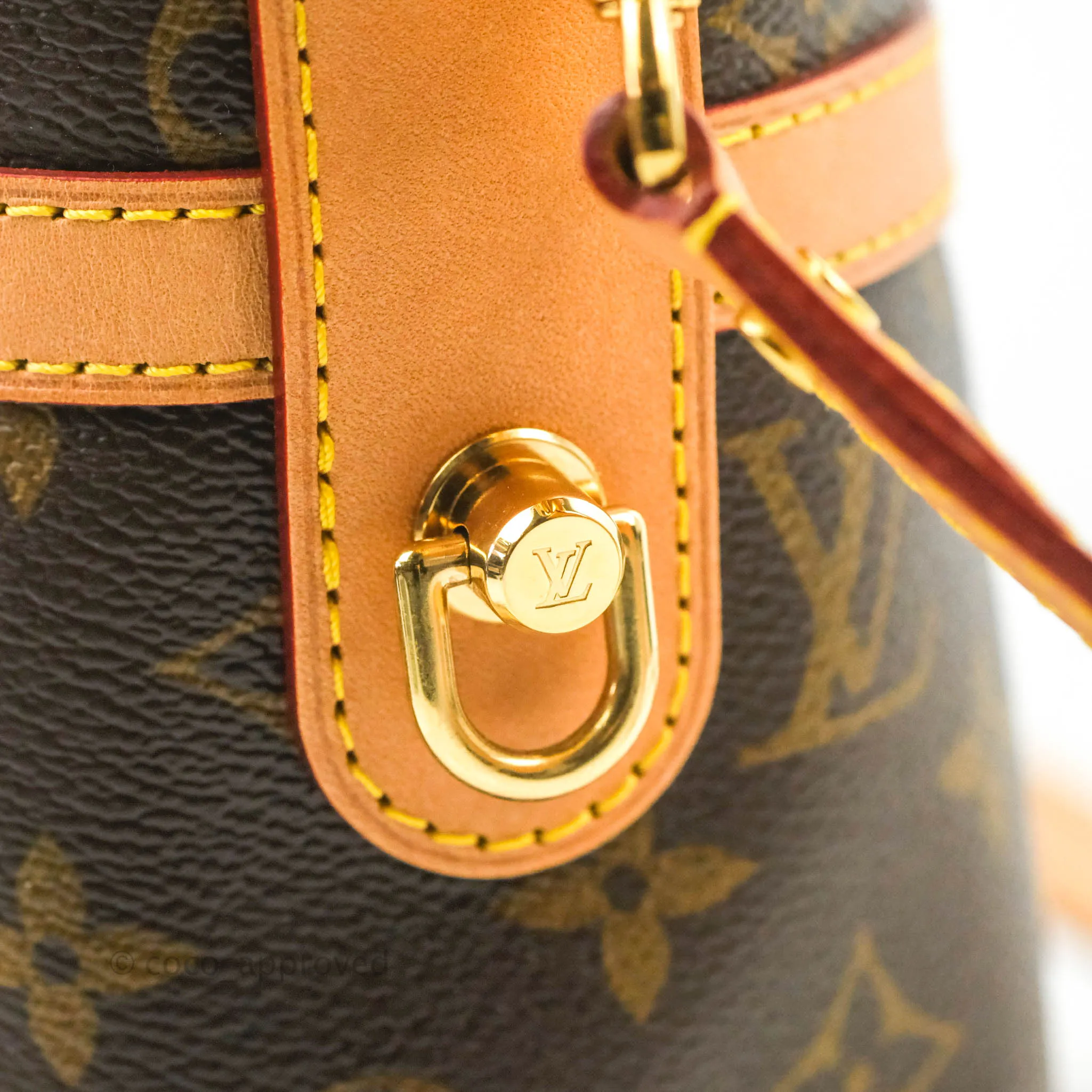 Louis Vuitton Duffle Bucket Bag Monogram Canvas
