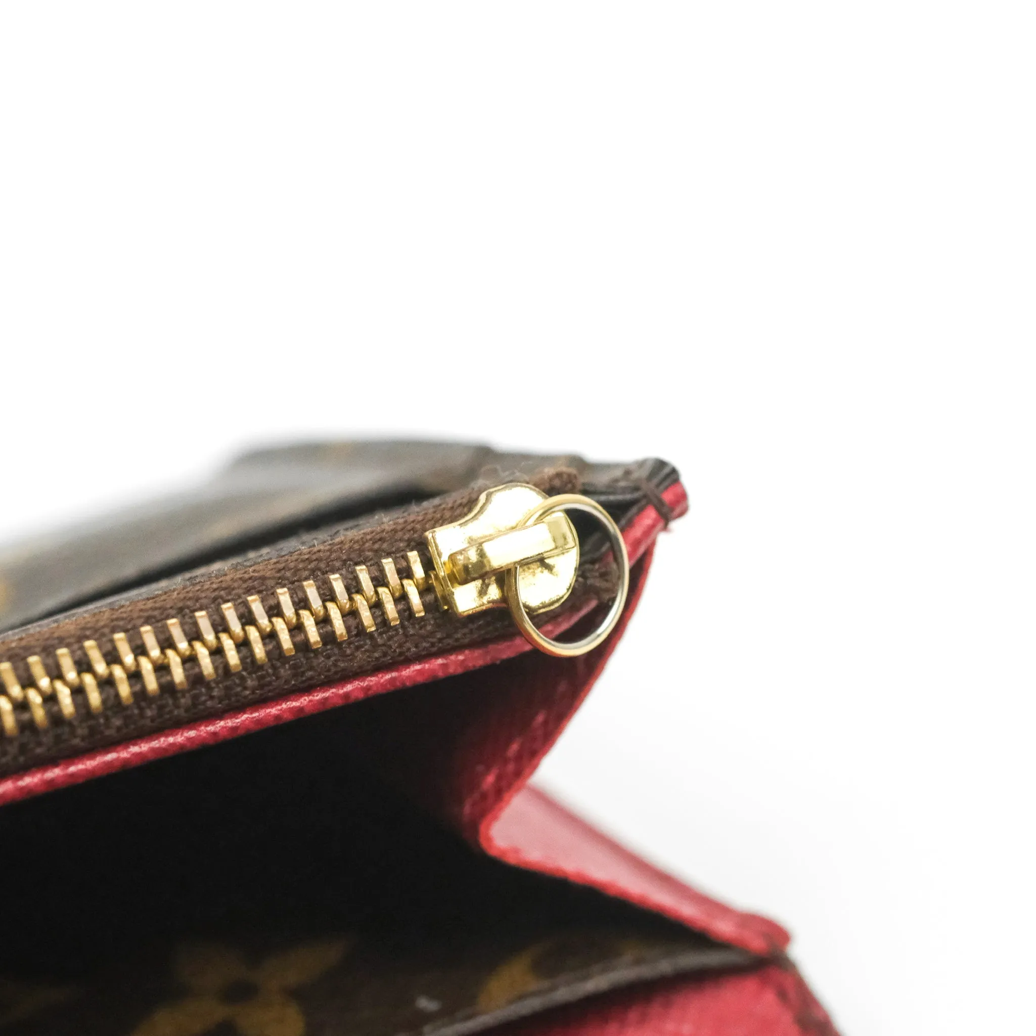 Louis Vuitton Emilie Wallet Monogram Red