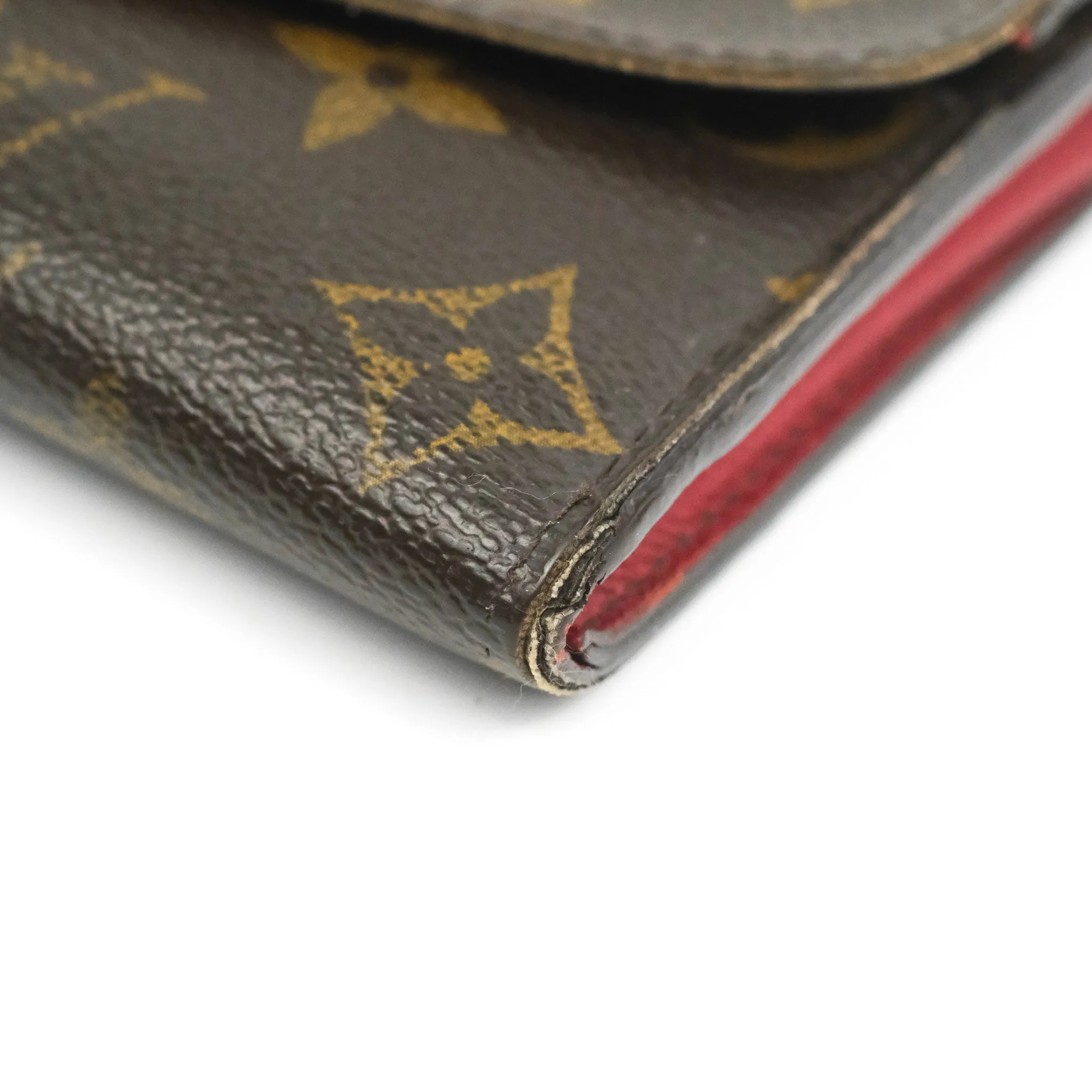 Louis Vuitton Emilie Wallet Monogram Red