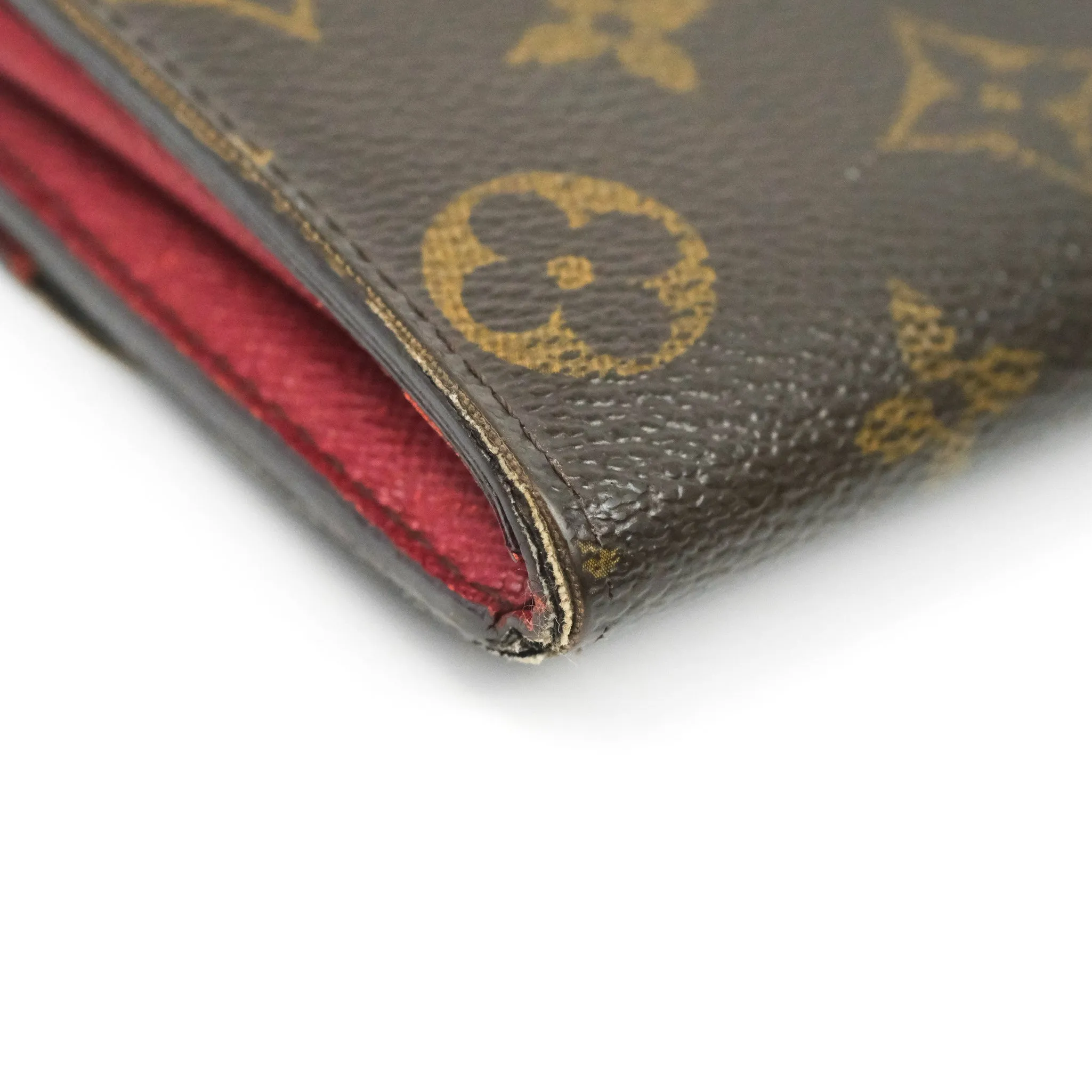 Louis Vuitton Emilie Wallet Monogram Red