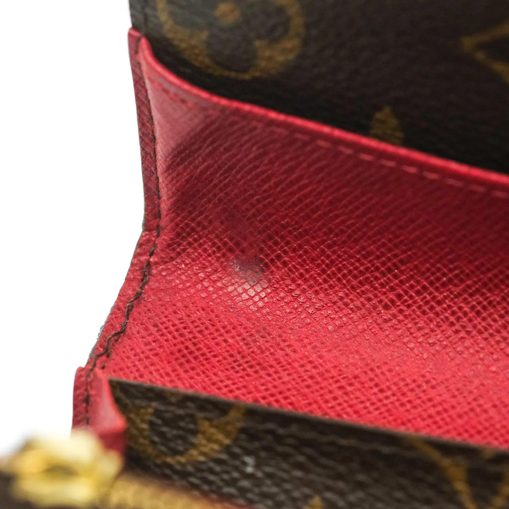 Louis Vuitton Emilie Wallet Monogram Red