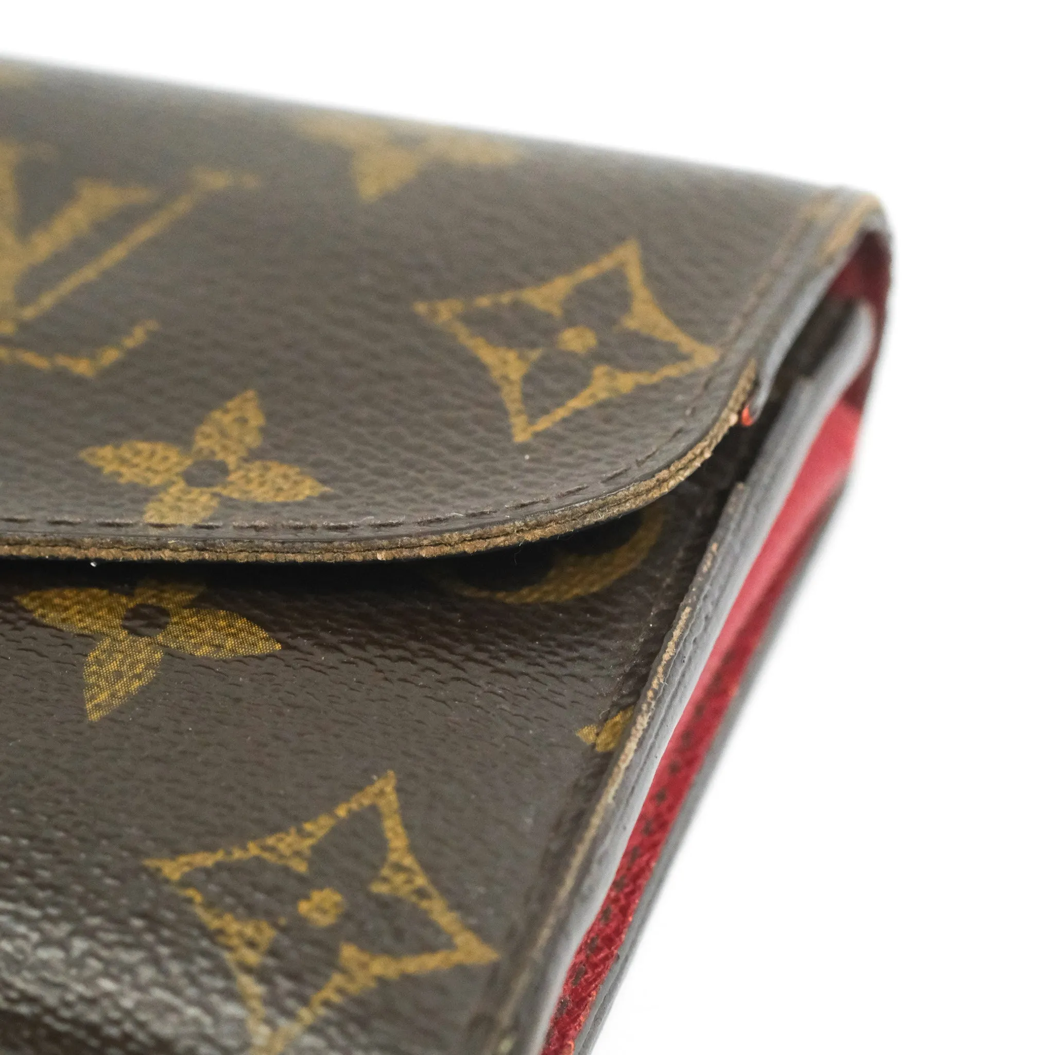 Louis Vuitton Emilie Wallet Monogram Red