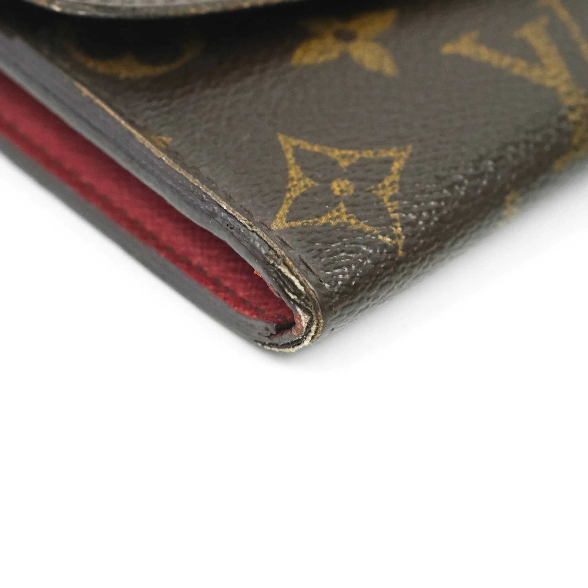 Louis Vuitton Emilie Wallet Monogram Red