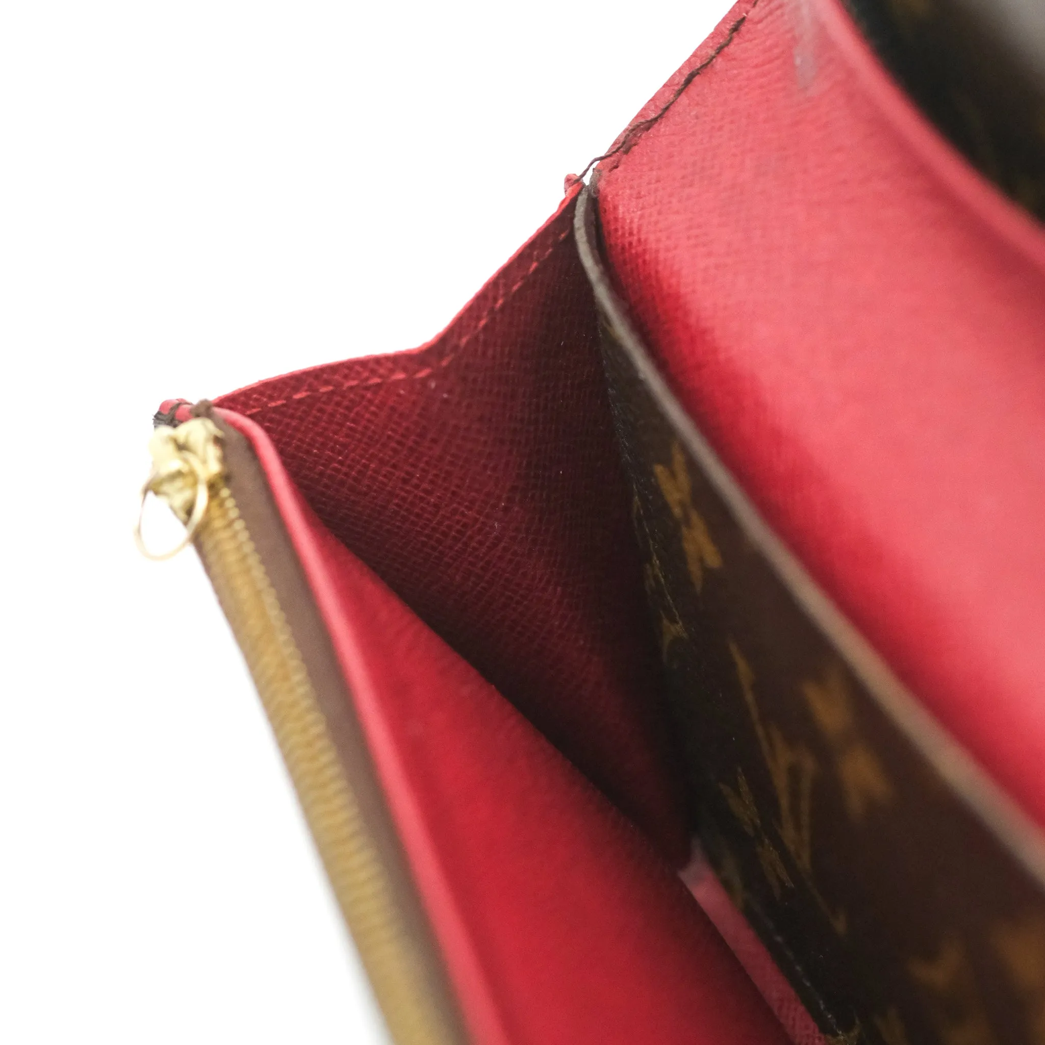 Louis Vuitton Emilie Wallet Monogram Red