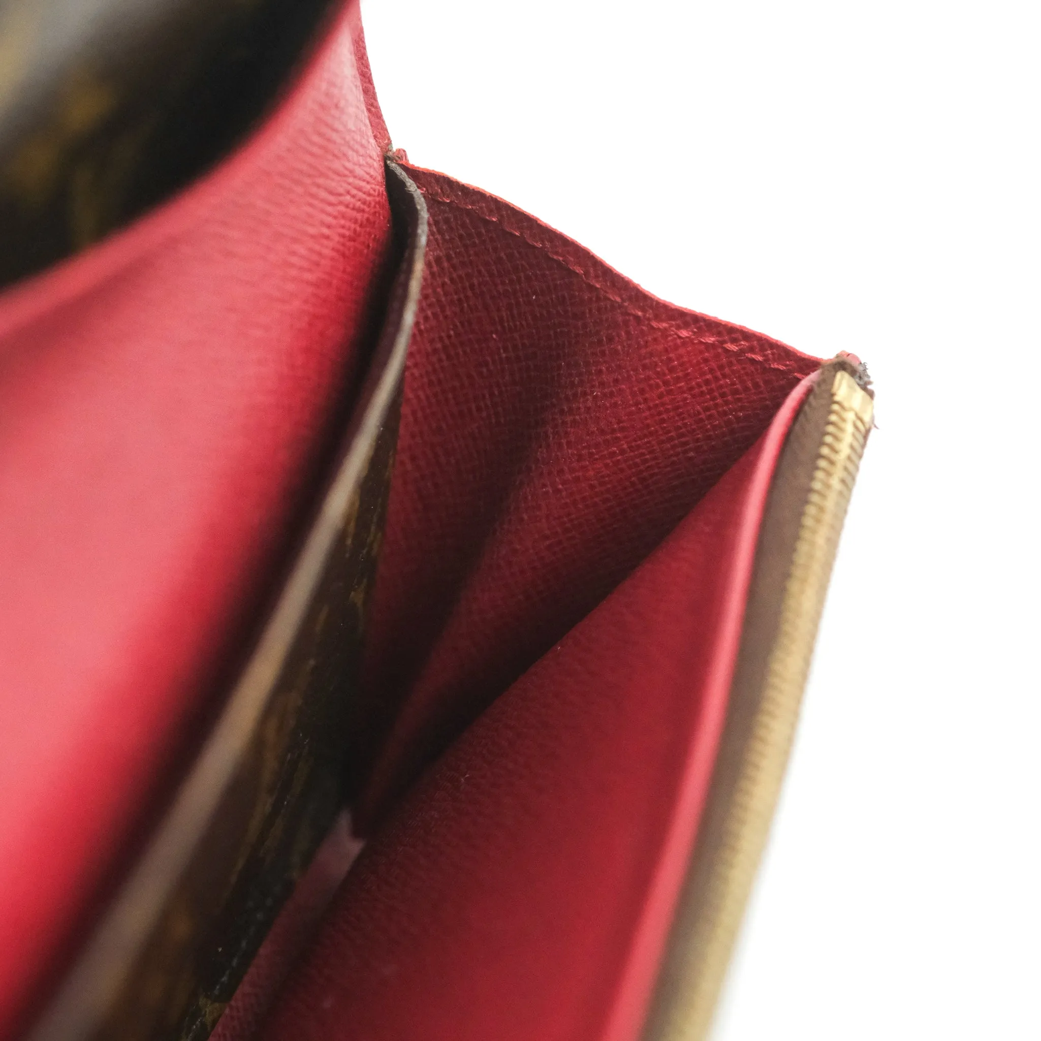 Louis Vuitton Emilie Wallet Monogram Red