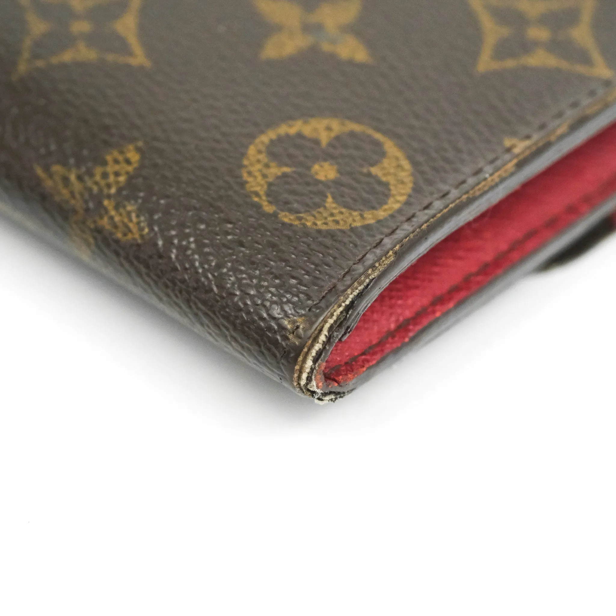 Louis Vuitton Emilie Wallet Monogram Red