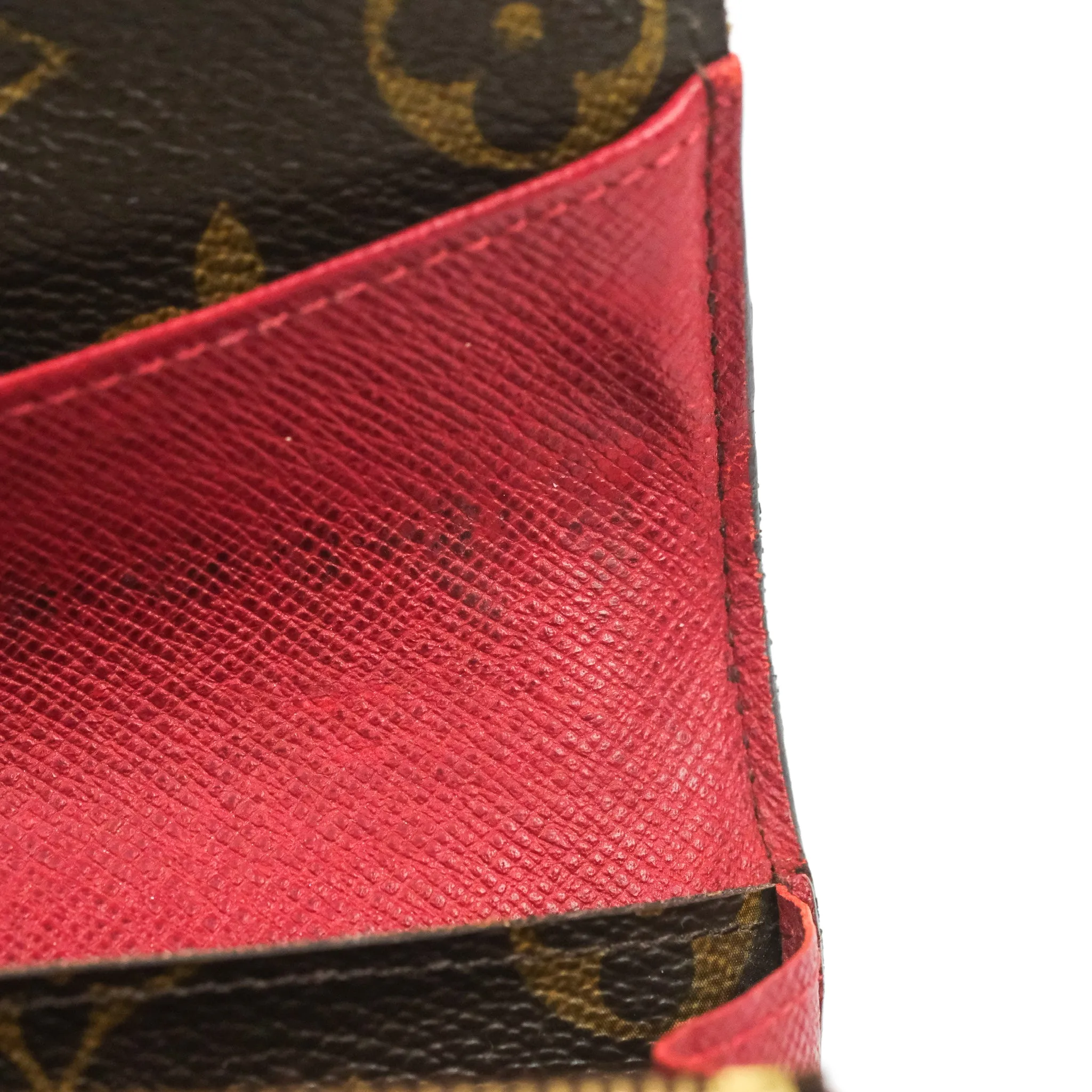 Louis Vuitton Emilie Wallet Monogram Red