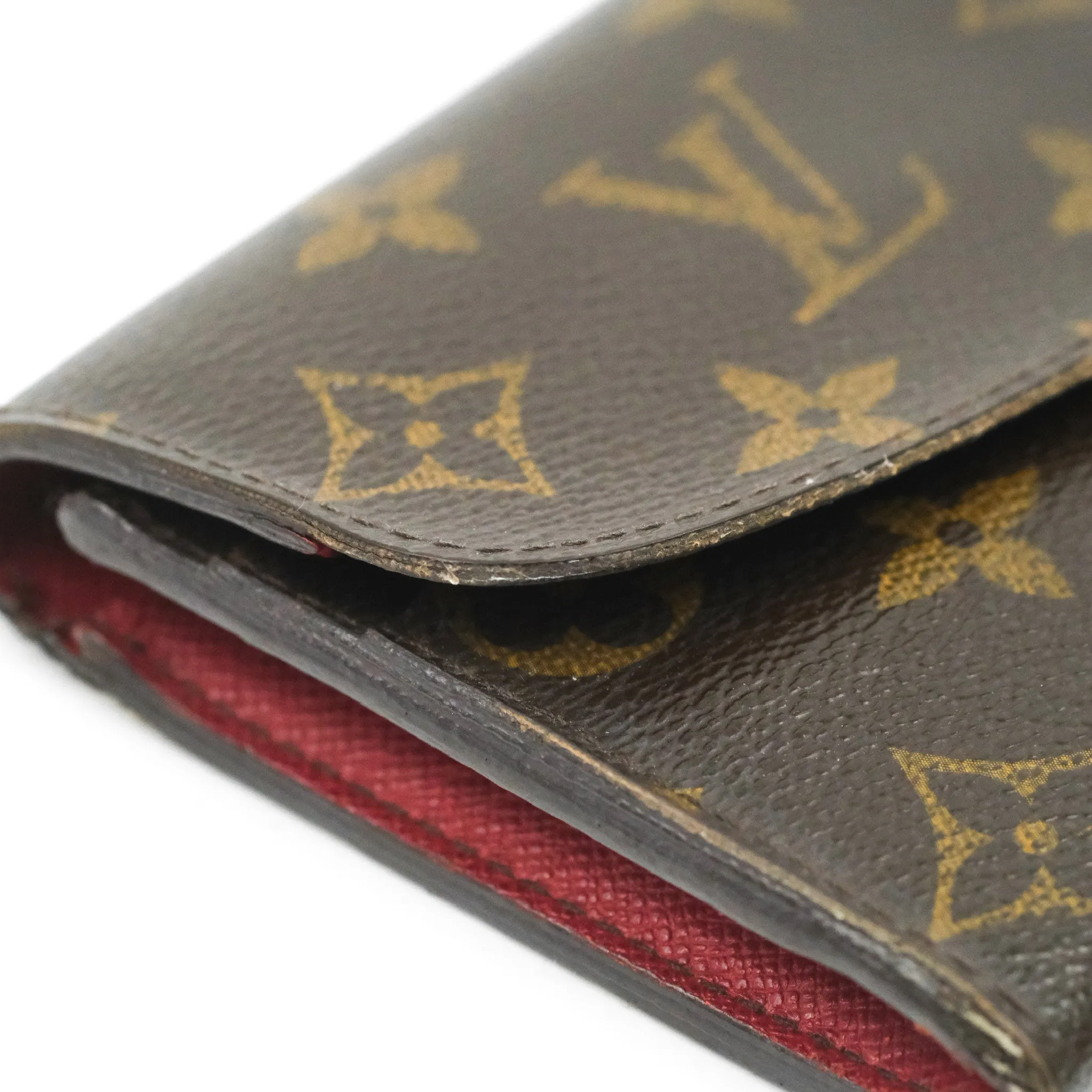 Louis Vuitton Emilie Wallet Monogram Red
