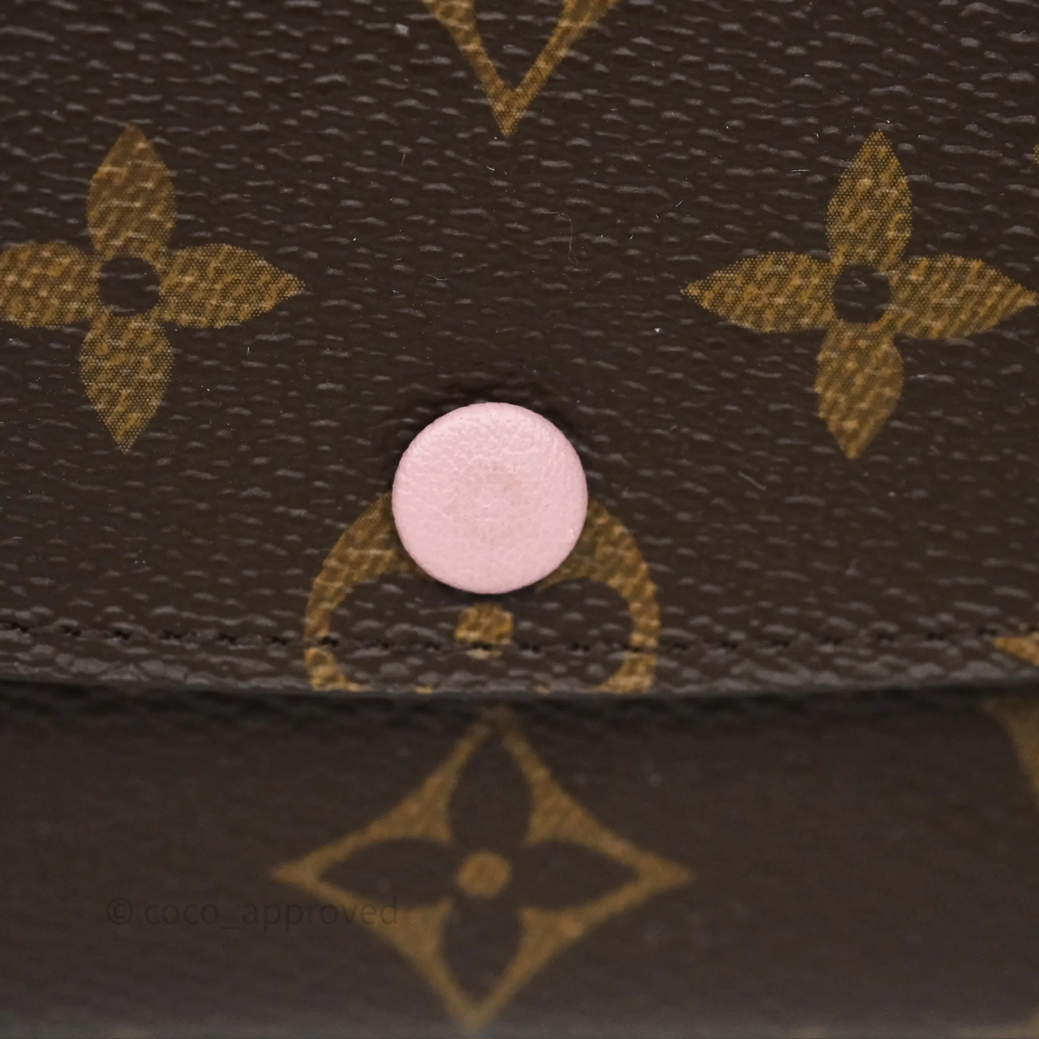 Louis Vuitton Emilie Wallet Monogram Rose Ballerine