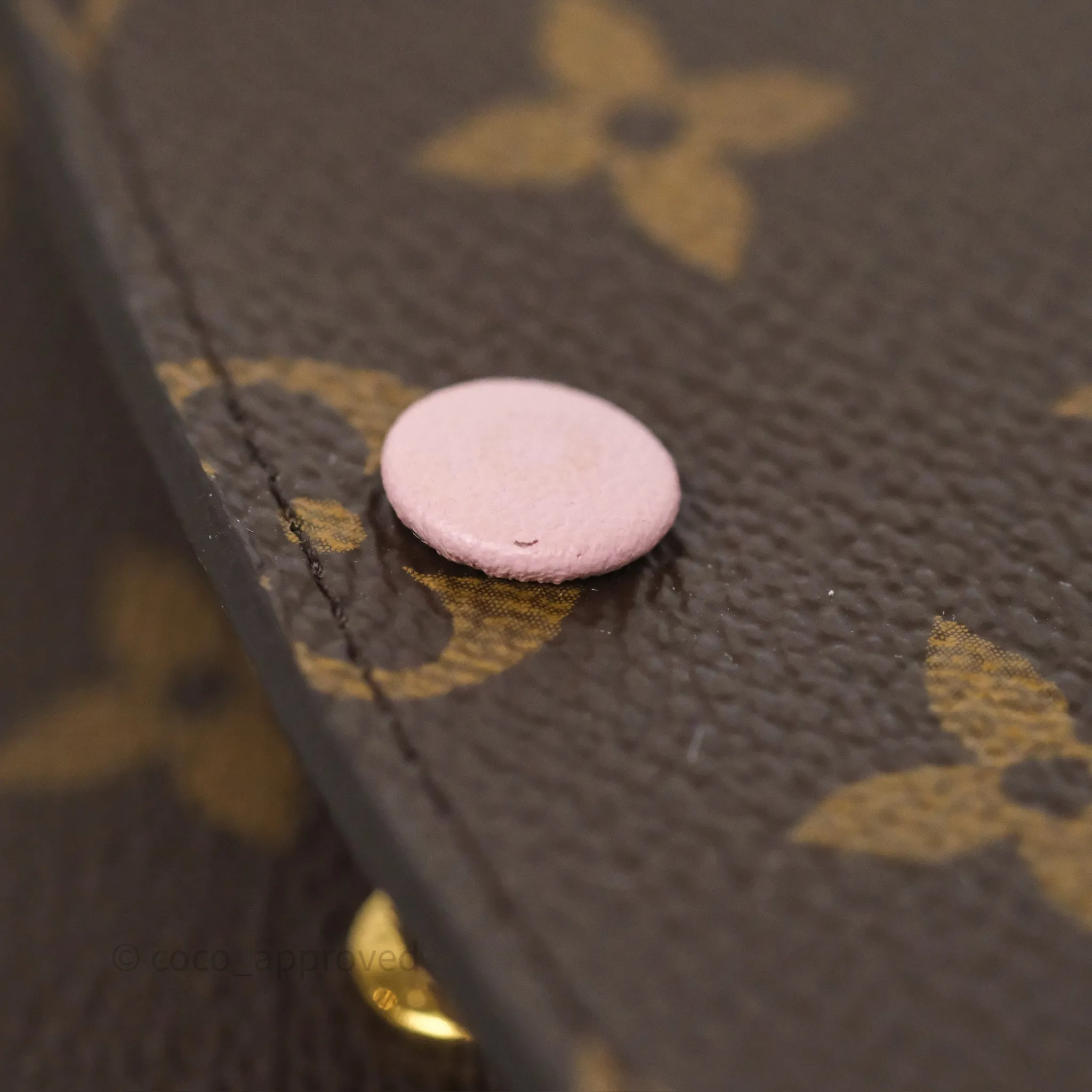 Louis Vuitton Emilie Wallet Monogram Rose Ballerine