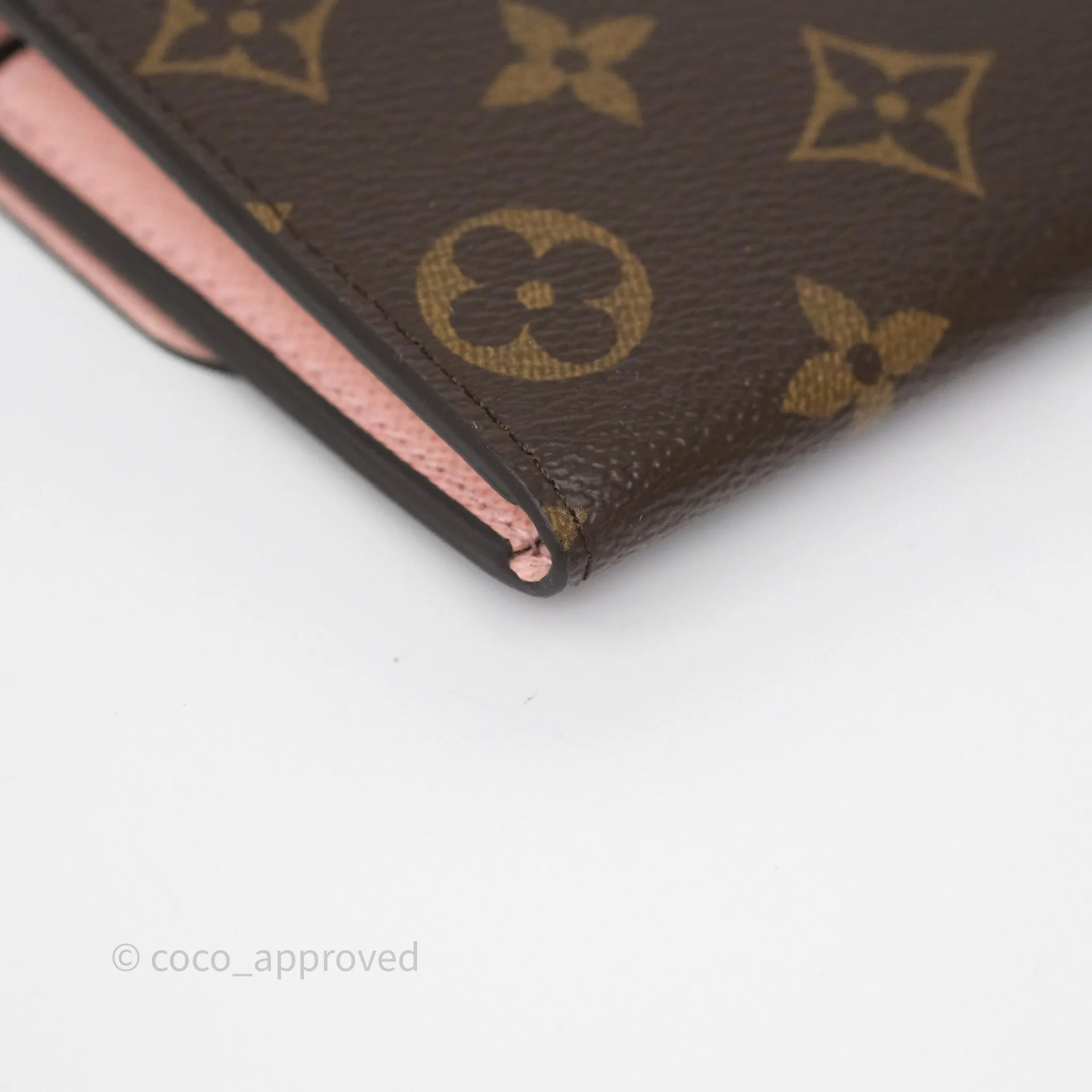 Louis Vuitton Emilie Wallet Monogram Rose Ballerine