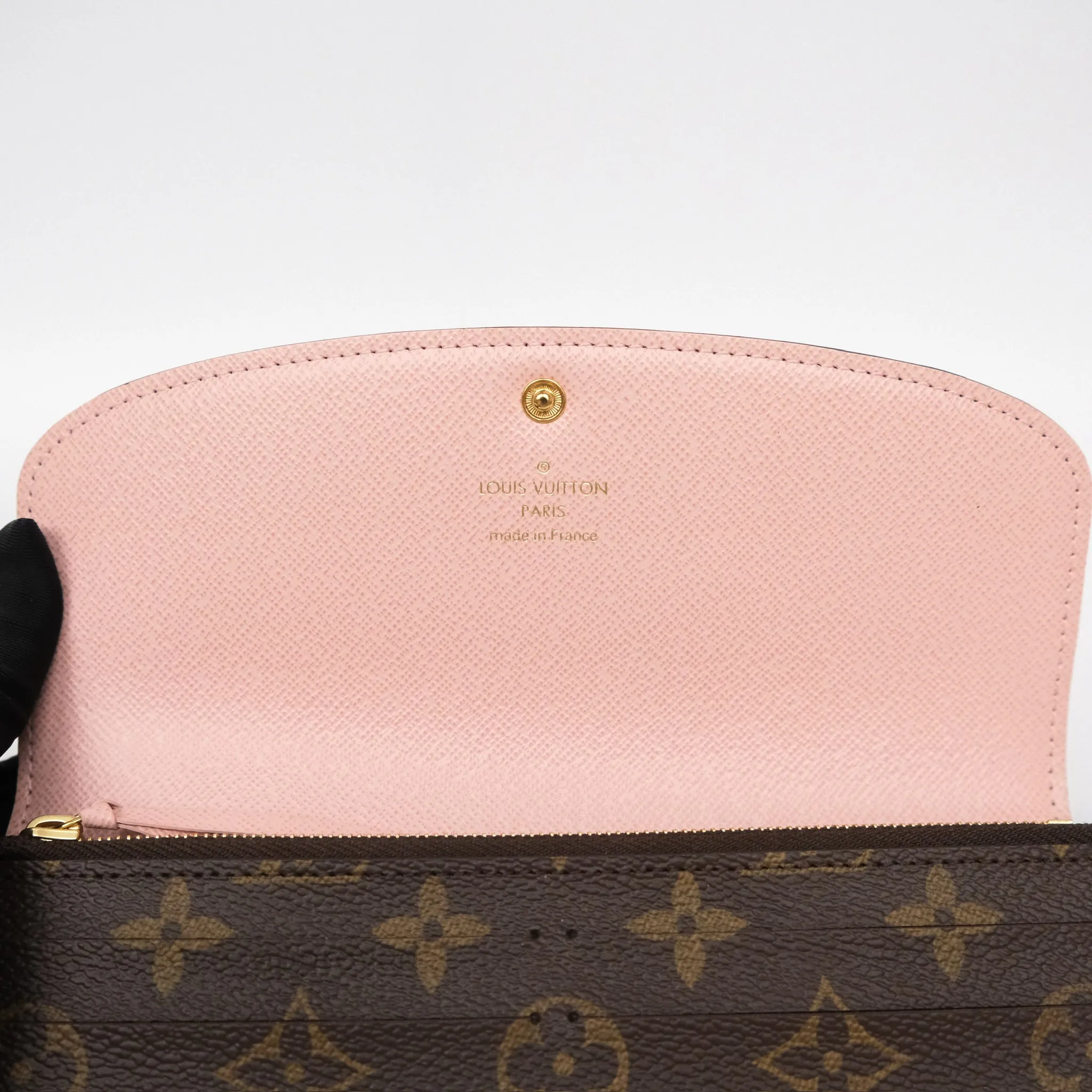 Louis Vuitton Emilie Wallet Monogram Rose Ballerine