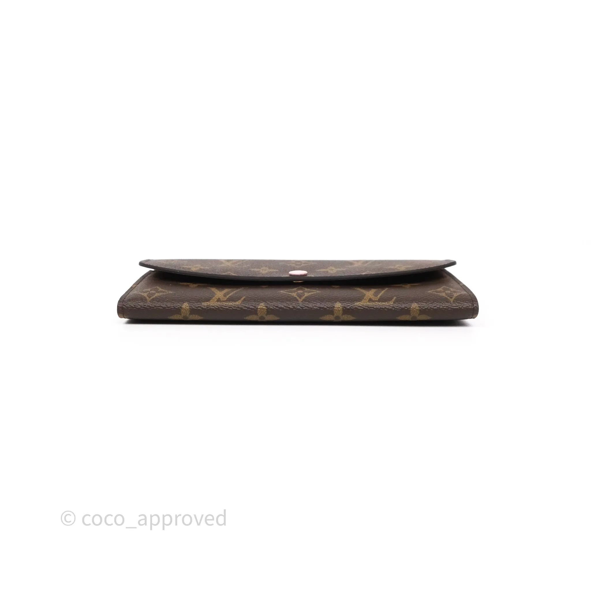 Louis Vuitton Emilie Wallet Monogram Rose Ballerine