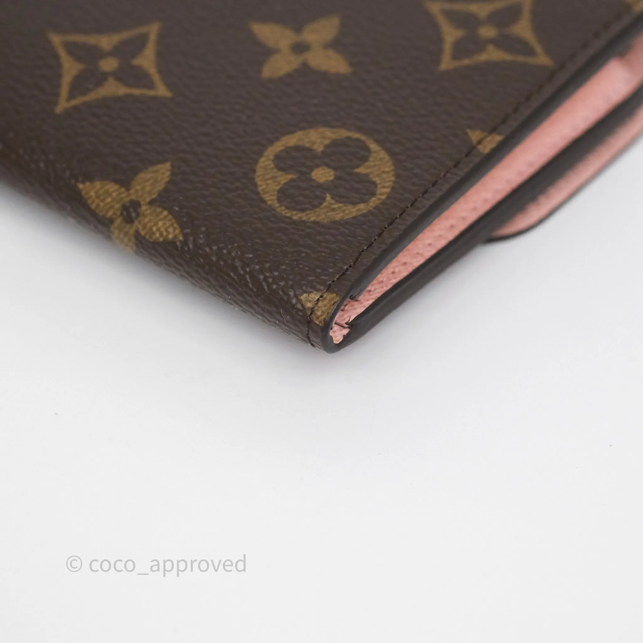 Louis Vuitton Emilie Wallet Monogram Rose Ballerine