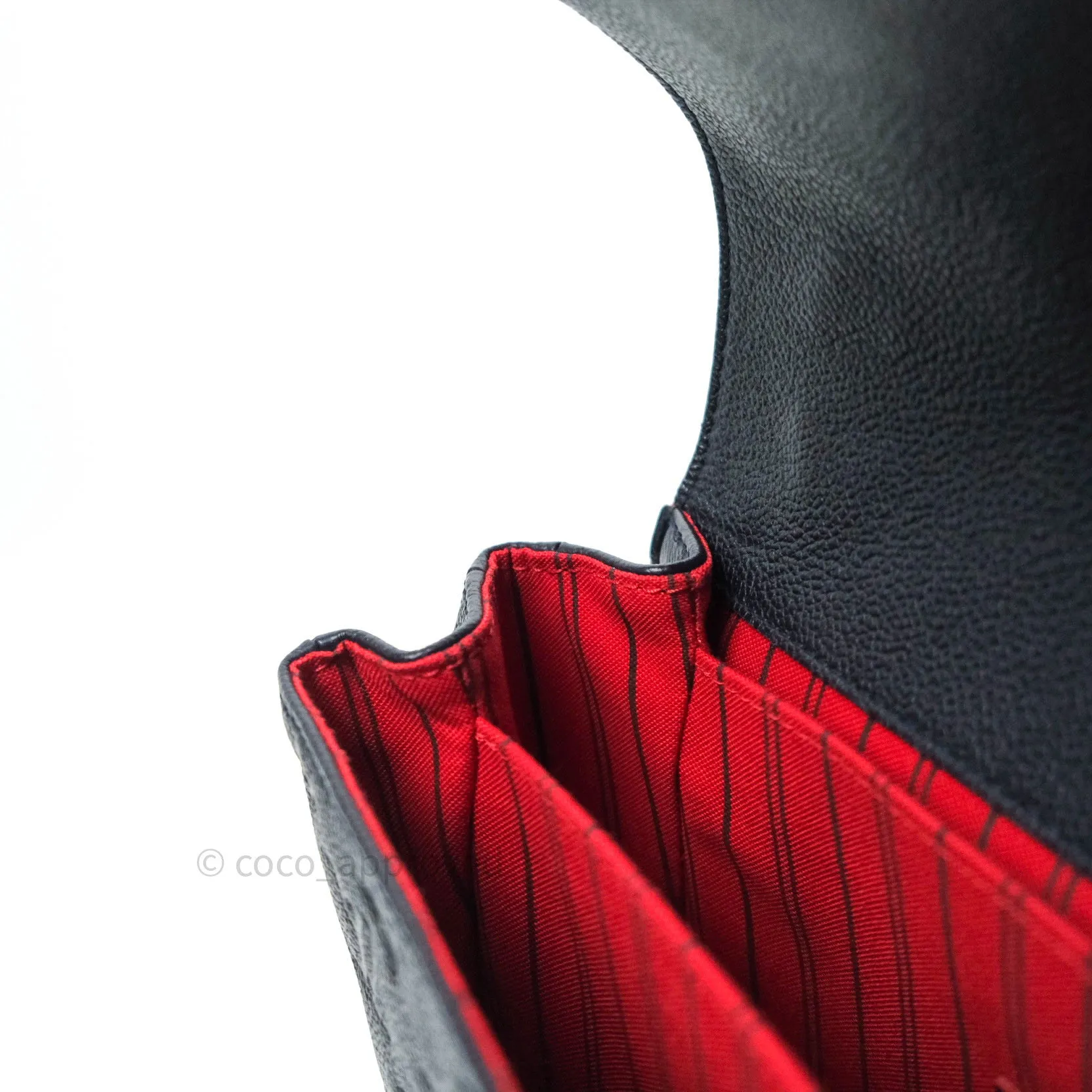 Louis Vuitton Empreinte Pochette Metis Marine Rouge