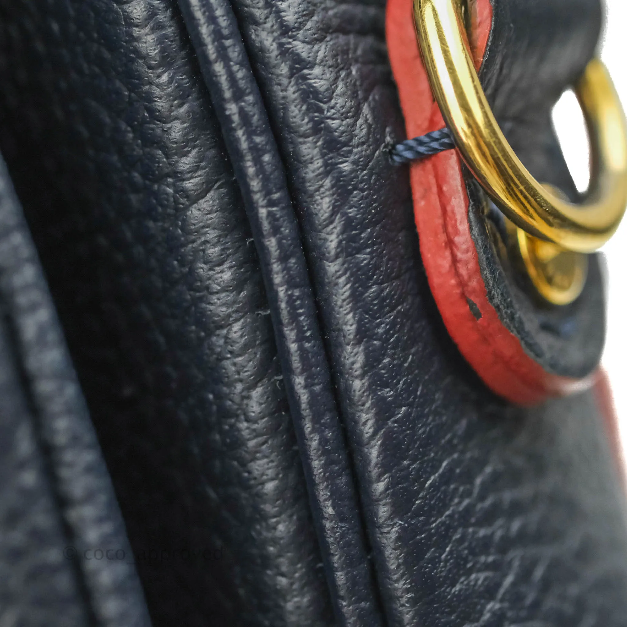 Louis Vuitton Empreinte Pochette Metis Marine Rouge