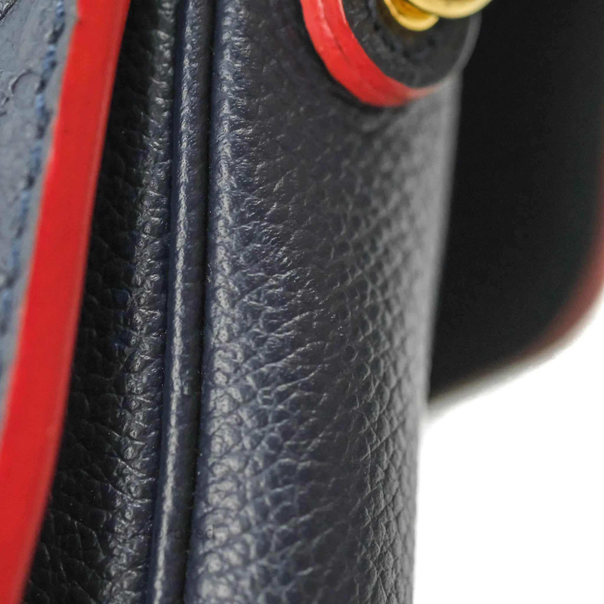 Louis Vuitton Empreinte Pochette Metis Marine Rouge