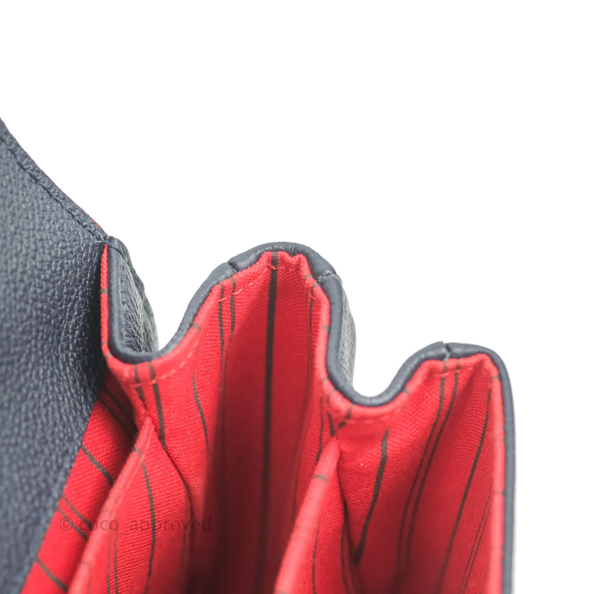 Louis Vuitton Empreinte Pochette Metis Marine Rouge