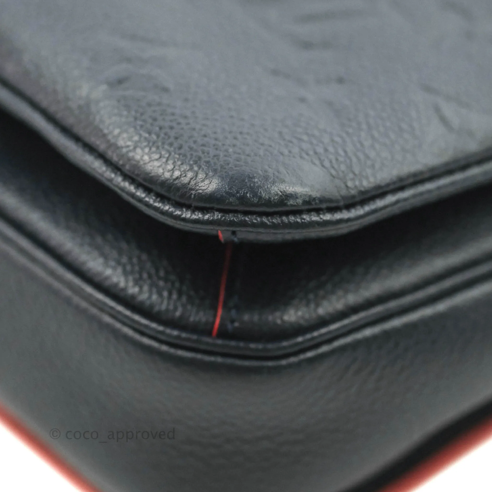 Louis Vuitton Empreinte Pochette Metis Marine Rouge