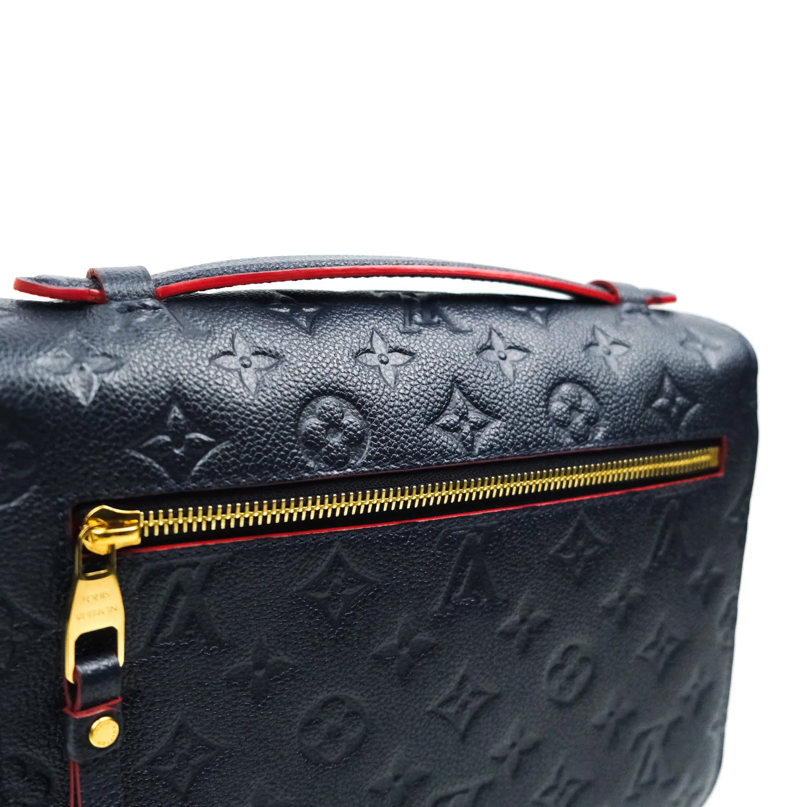 Louis Vuitton Empreinte Pochette Metis Marine Rouge
