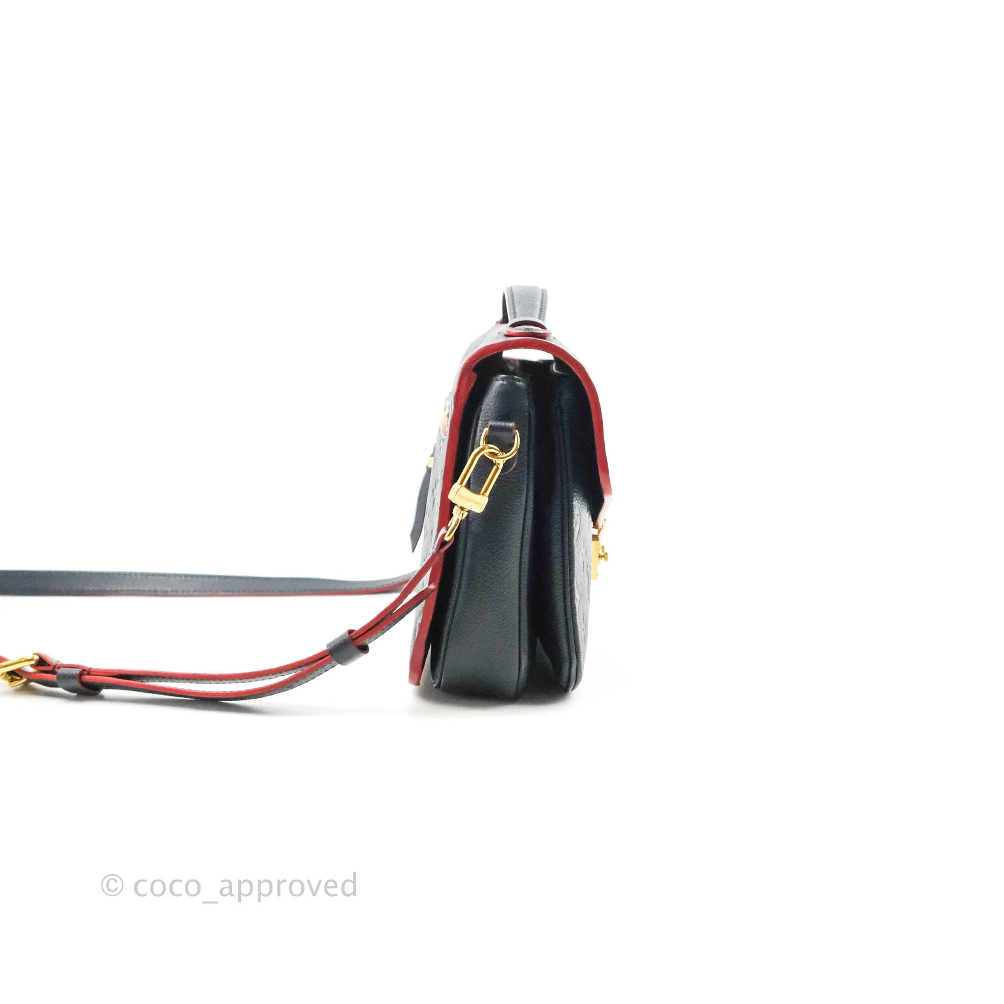 Louis Vuitton Empreinte Pochette Metis Marine Rouge