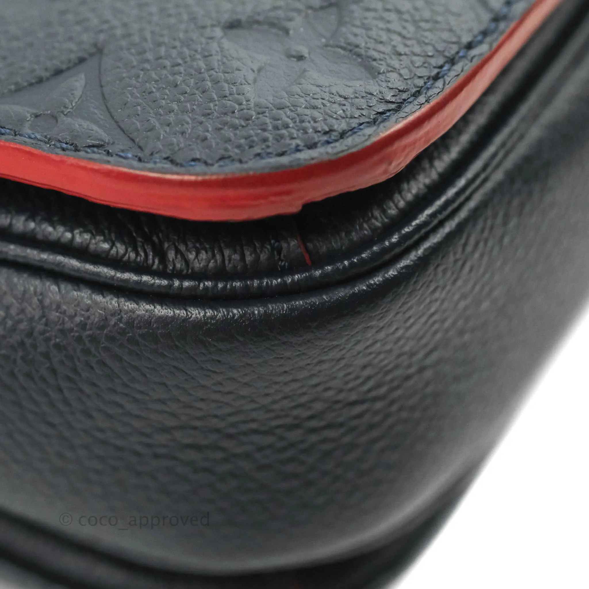 Louis Vuitton Empreinte Pochette Metis Marine Rouge