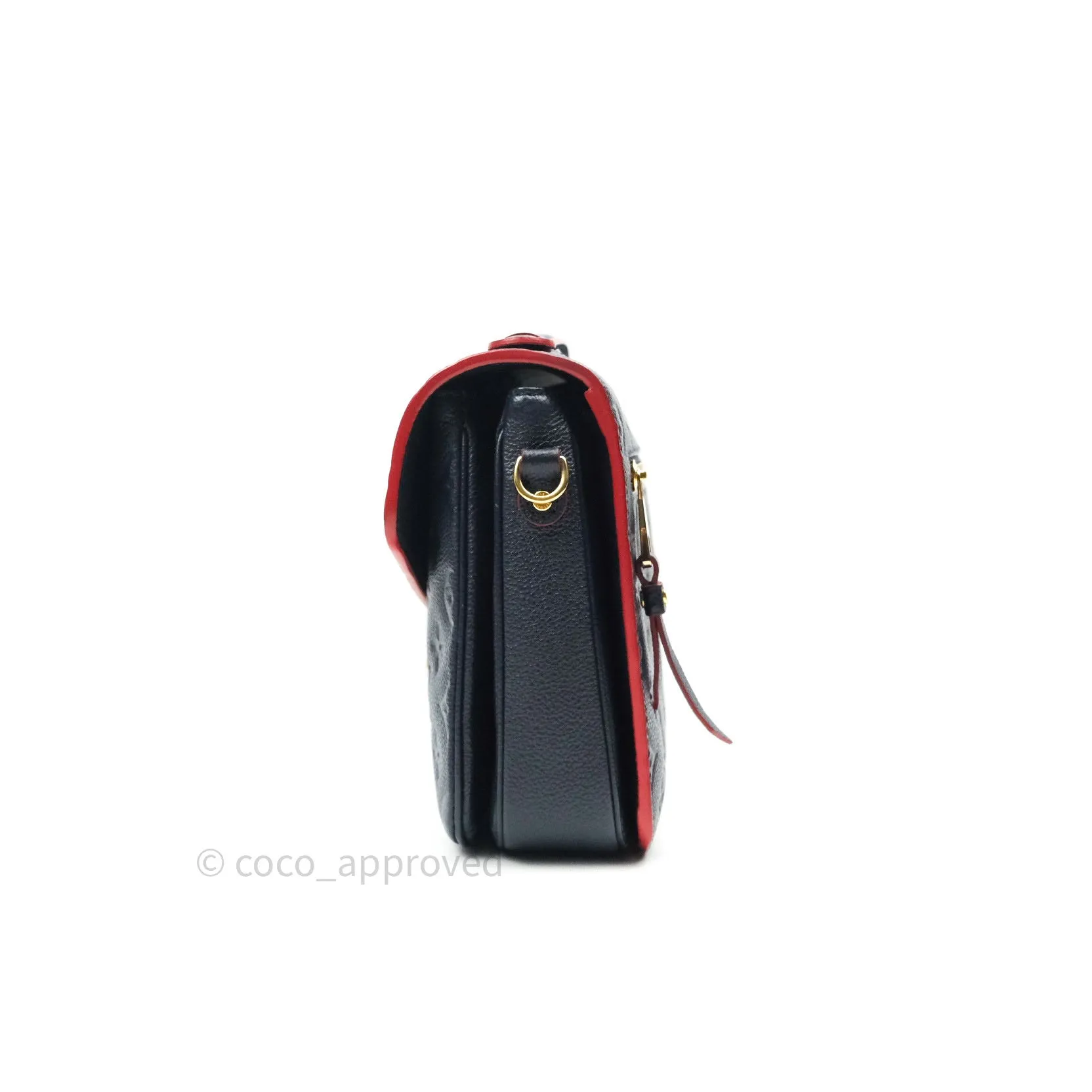 Louis Vuitton Empreinte Pochette Metis Marine Rouge
