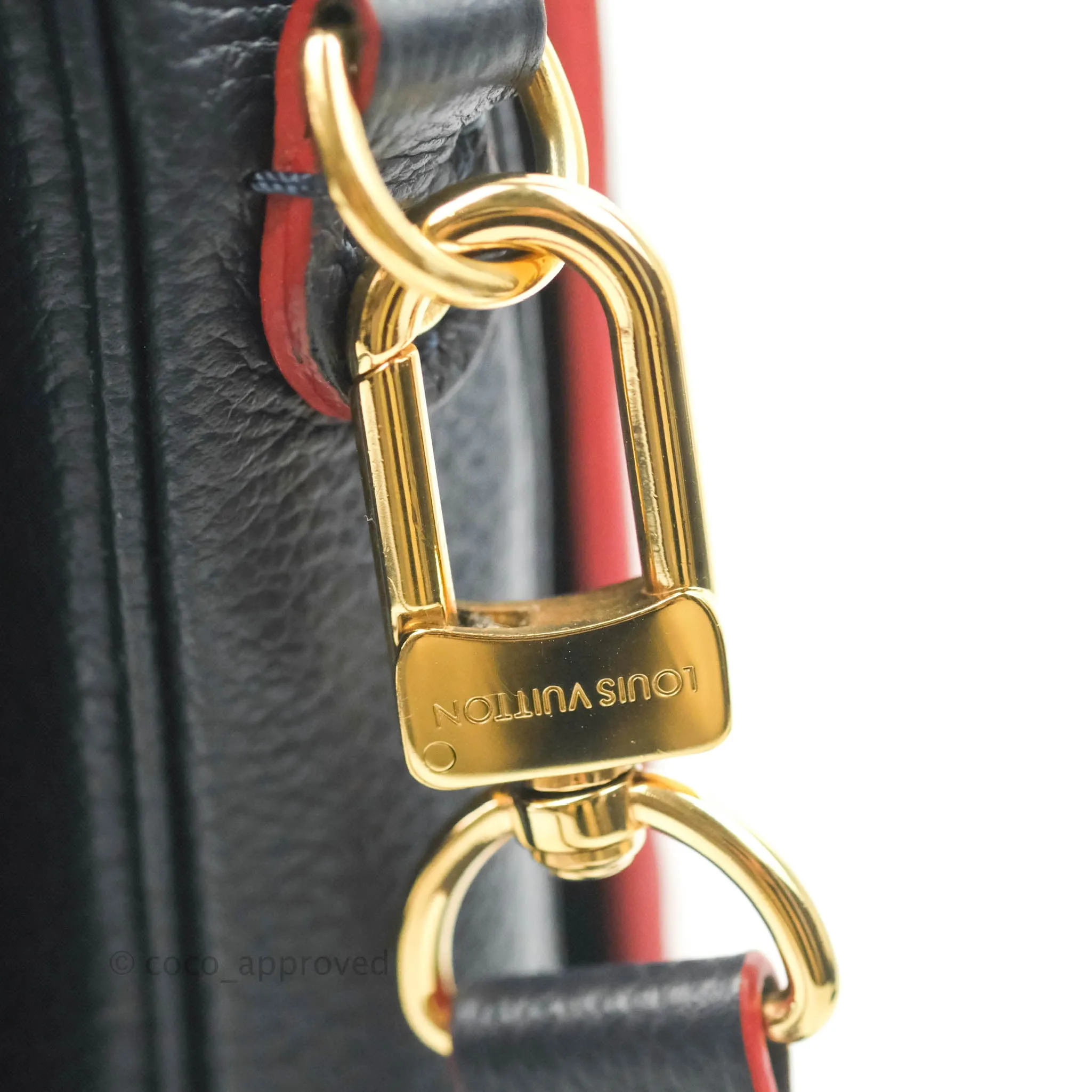 Louis Vuitton Empreinte Pochette Metis Marine Rouge